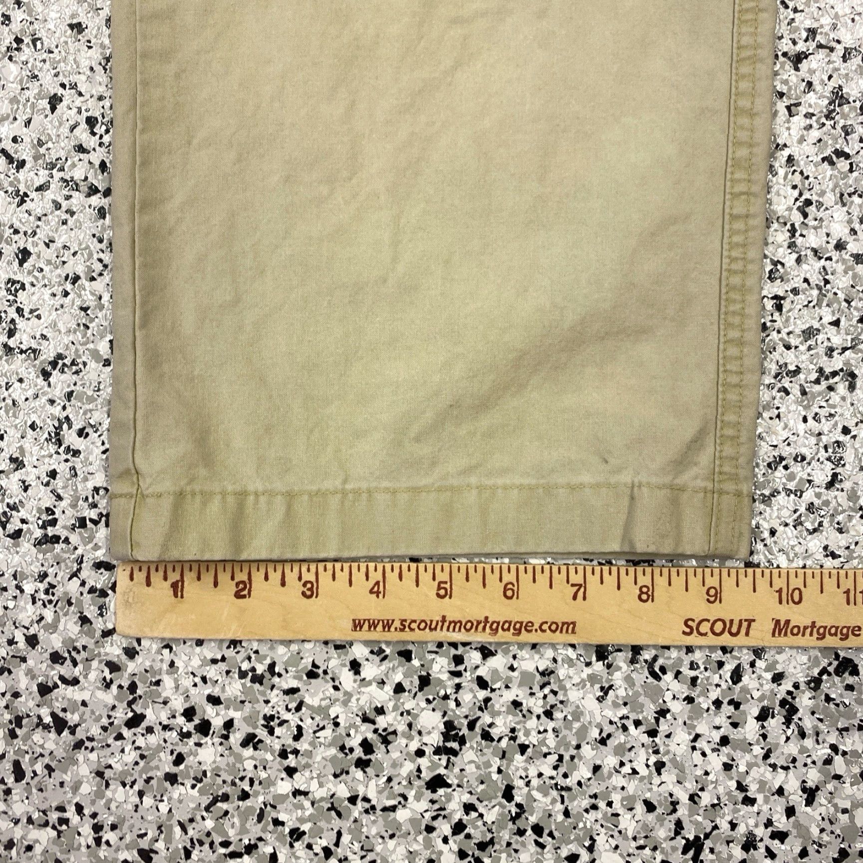 Vintage VINTAGE LL Bean Cargo Pants Mens 40x34 Beige Canvas Straight Regular Pants 90s Nature Retro Grunge Hipster Mens Size US 40 / EU 56 - 3 Thumbnail