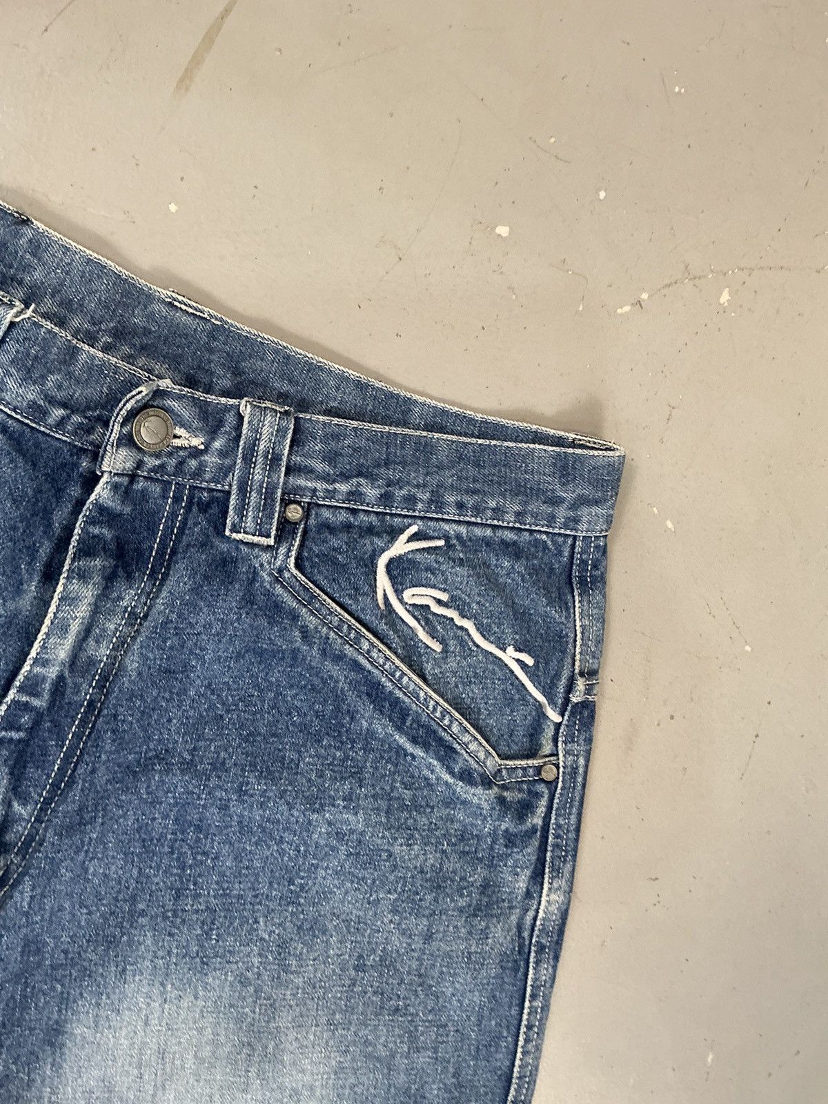 Karl Kani × Vintage Vintage Karl Kani embroidered denim Size US 34 / EU 50 - 8 Thumbnail