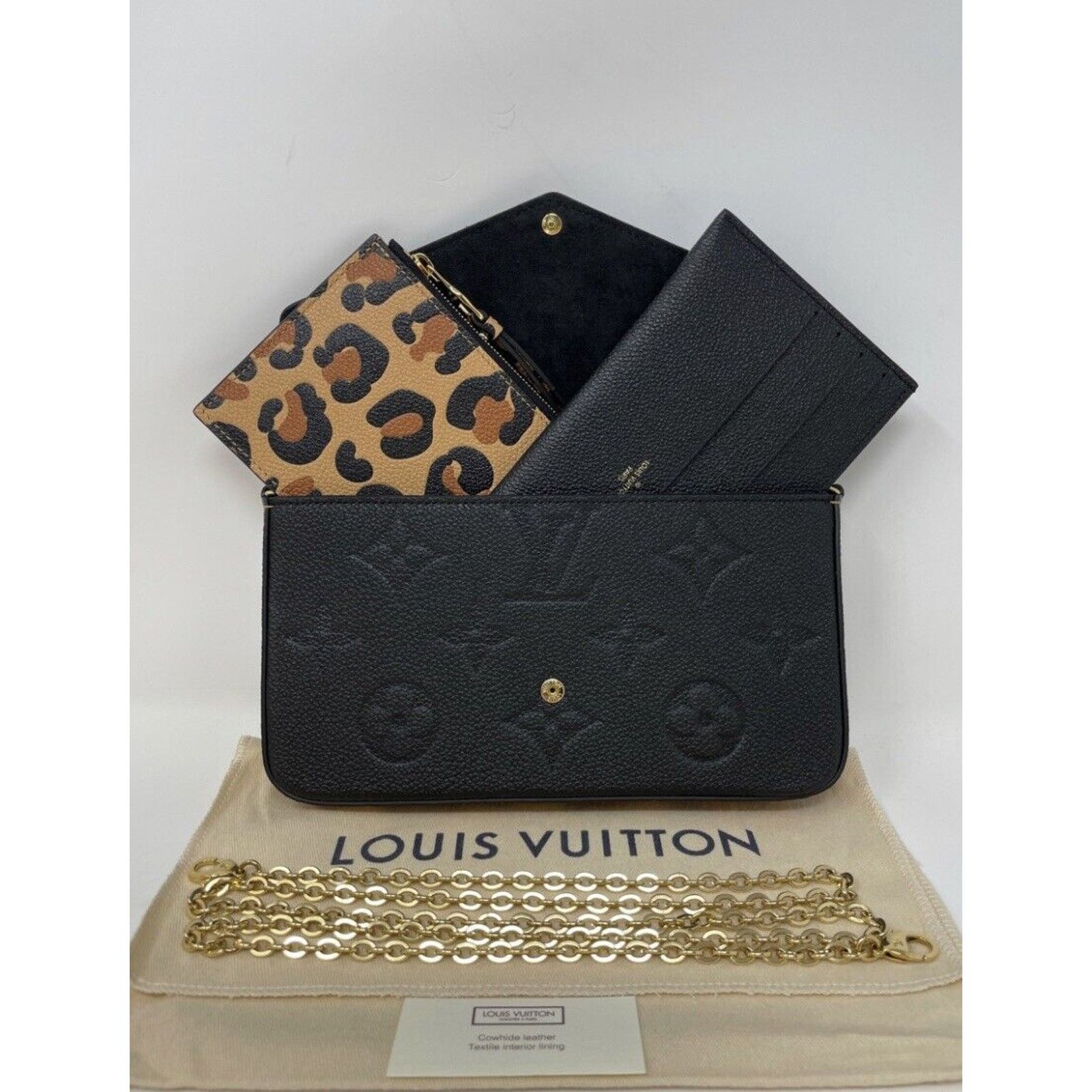 Louis Vuitton Louis Vuitton Pochette Felicie Wild At Heart Jungle Leopard Size ONE SIZE - 3 Thumbnail