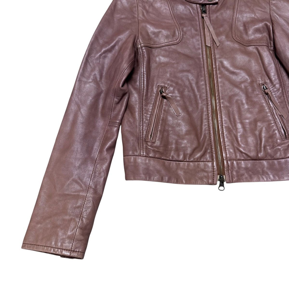 URBAN RESEARCH DOORS Urban Research Leather Moto Jacket Size XS / US 0-2 / IT 36-38 - 6 Thumbnail