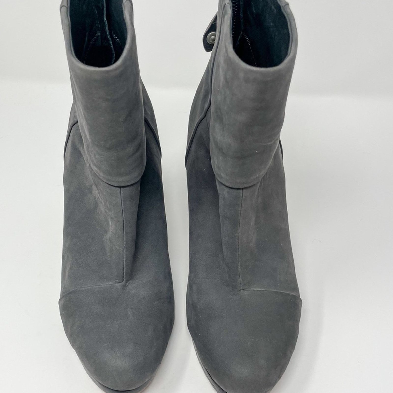 Rag & Bone rag & bone Charcoal Suede Bootie, EUC, Size 8, MSRP $545 Size US 8 / IT 38 - 5 Thumbnail