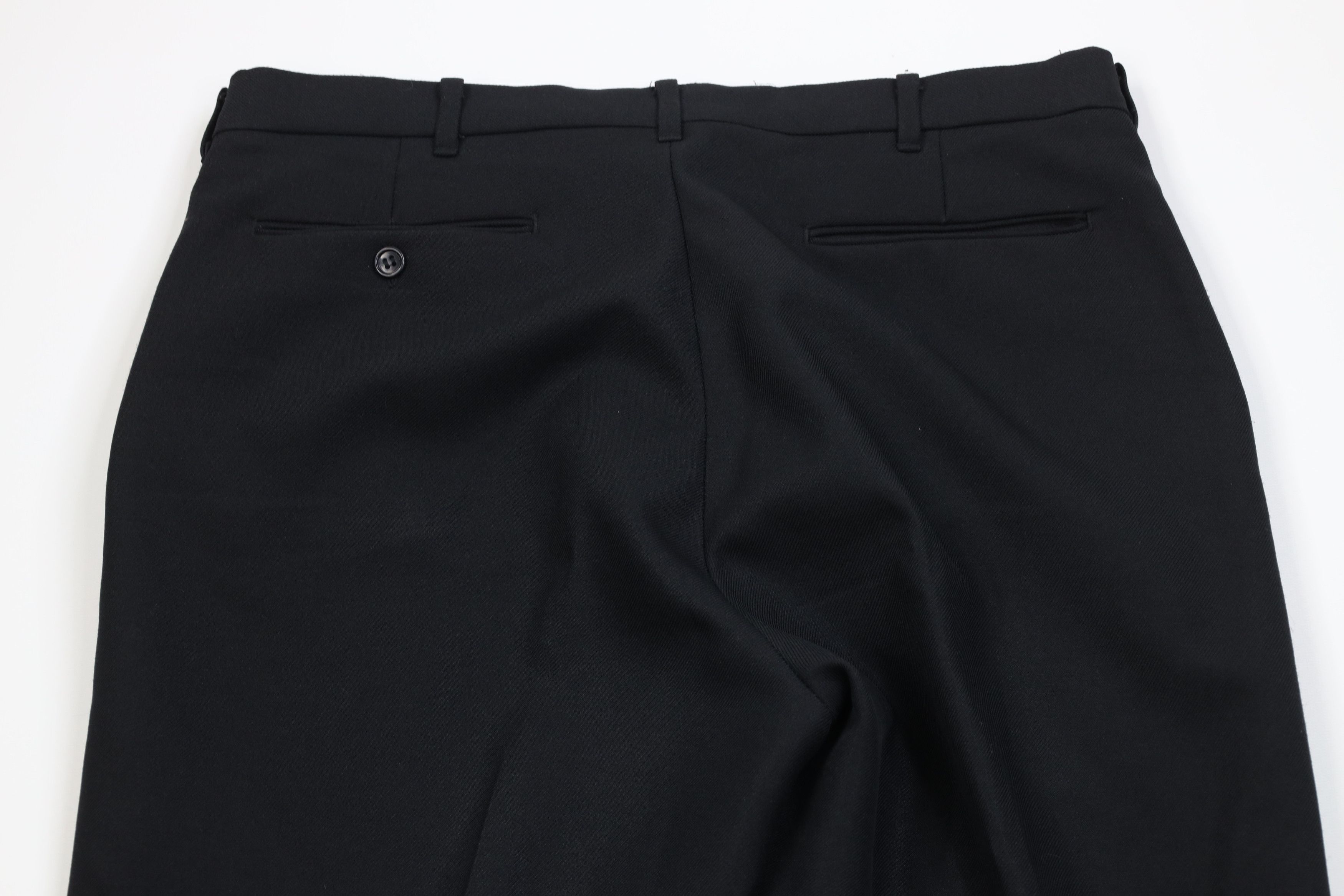 Vintage Vintage 70s Streetwear Flared Wide Leg Chino Pants Black USA Size US 34 / EU 50 - 9 Thumbnail