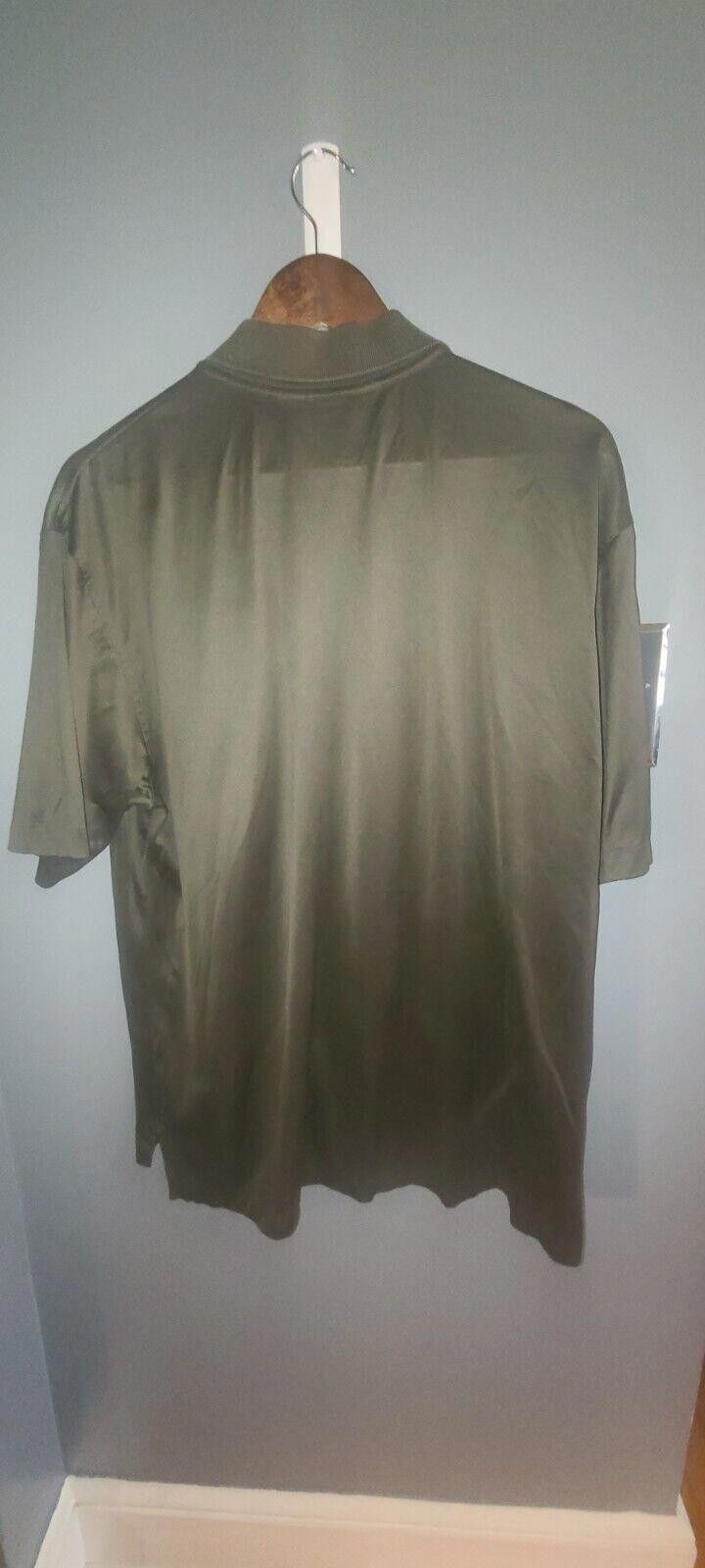 Brooks Brothers BROOKS BROTHERS PERFORMANCE KNIT Polo GREEN Olive LARGE Size US L / EU 52-54 / 3 - 6 Thumbnail
