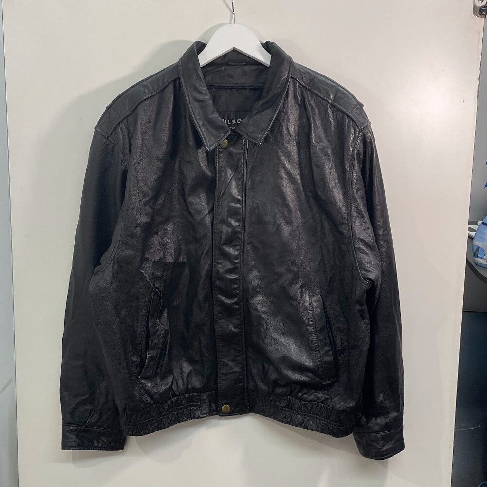 Wilson Vintage Wilsons Leather Jacket Size US XL / EU 56 / 4 - 1 Thumbnail