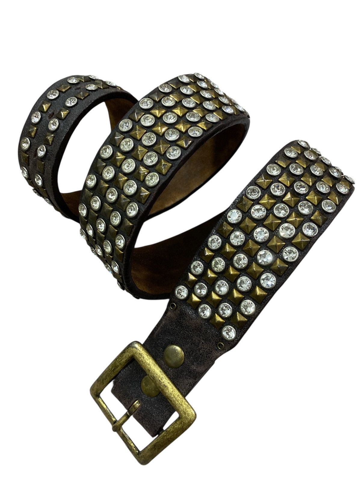 If Six Was Nine Vintage japanese brand studded leather belt Size ONE SIZE - 1 Thumbnail