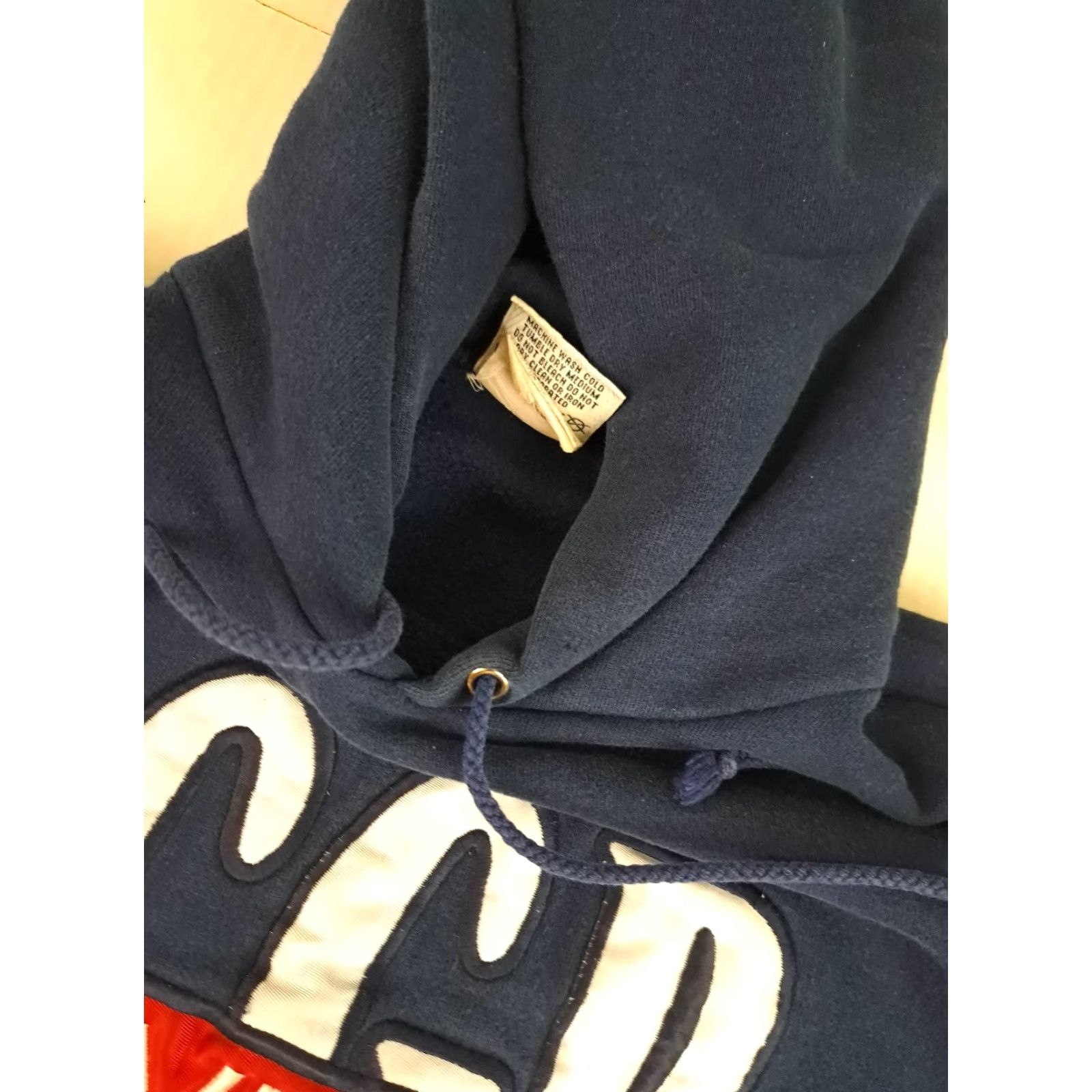 Nutmeg VINTAGE Nutmeg Hooded Sweatshirt CGP Stitched USA Made Medium Blue City Winter Fall Unisex Adults Sweatshirt with Hooded PULLOVER Size US M / EU 48-50 / 2 - 4 Thumbnail