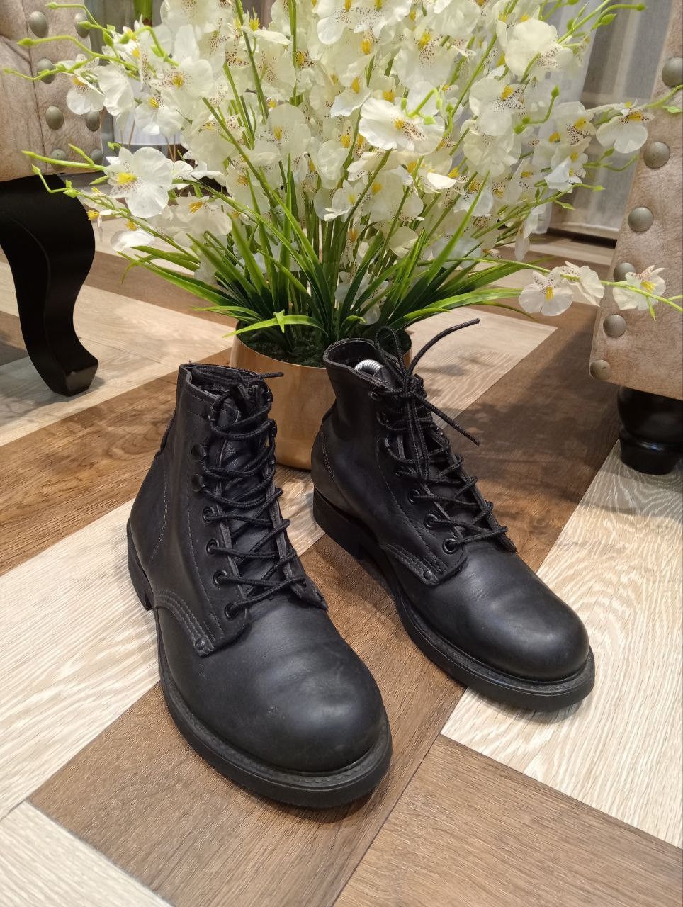 A.P.C. A.P.C BOOTS MAXITRED OIL RESISTANT BOOTS - BLACK Size US 6.5 / EU 39-40 - 2 Thumbnail