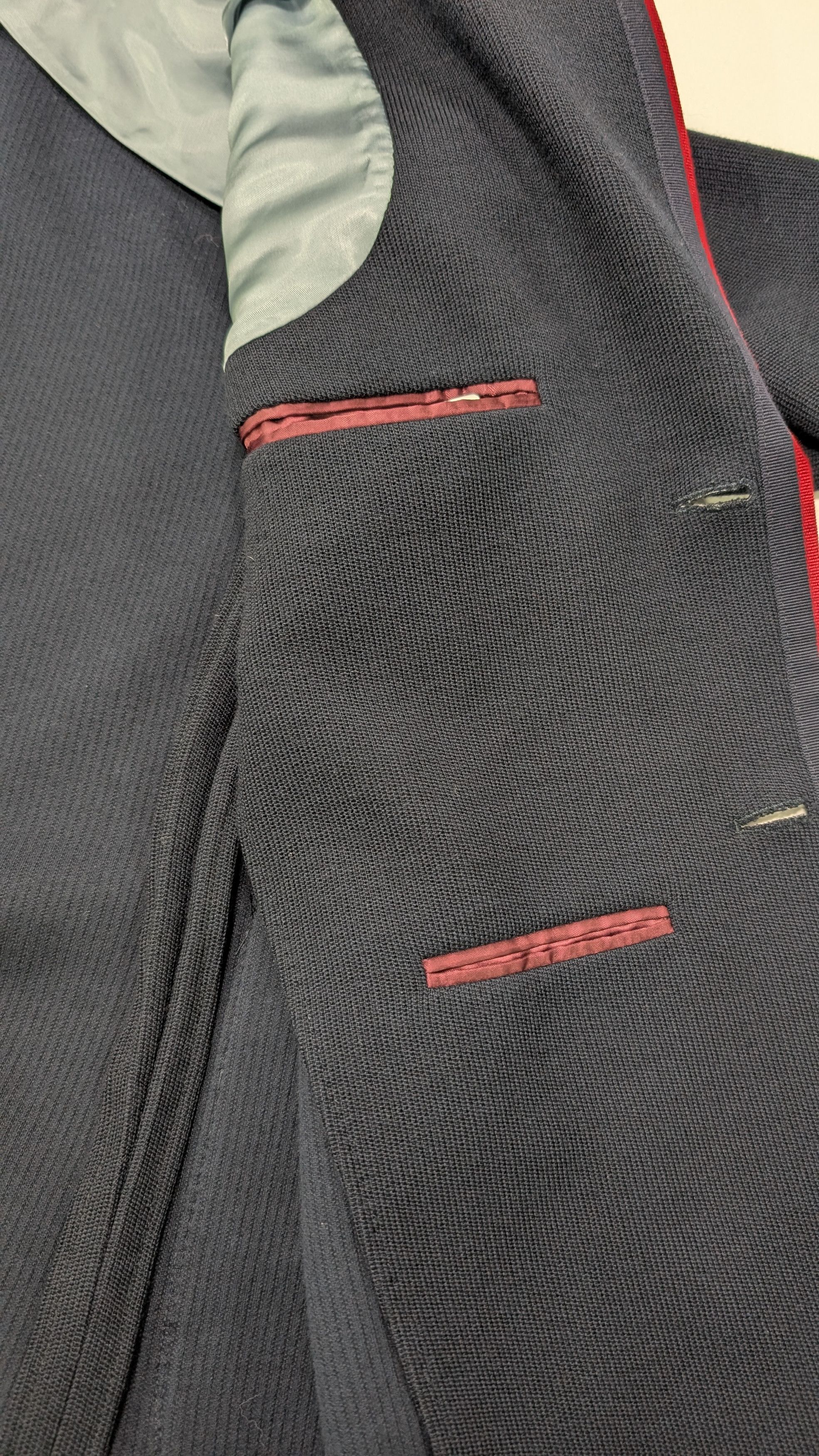 Gucci Gucci Fo Palma Blazer – Wool/Cotton Jersey – Size 50 Size 50R - 7 Thumbnail