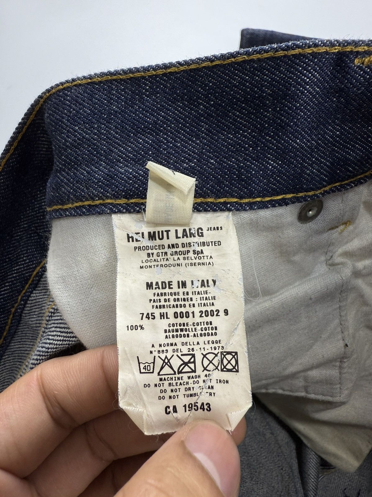 Helmut Lang Helmut Lang 1998 Denim Size US 30 / EU 46 - 11 Thumbnail
