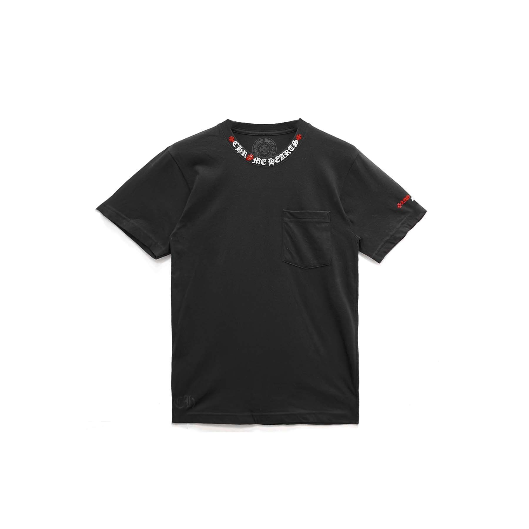 Chrome Hearts Chrome Hearts Rolling Stone Tongue Scroll Black Short Sleeve Size US S / EU 44-46 / 1 - 1 Thumbnail