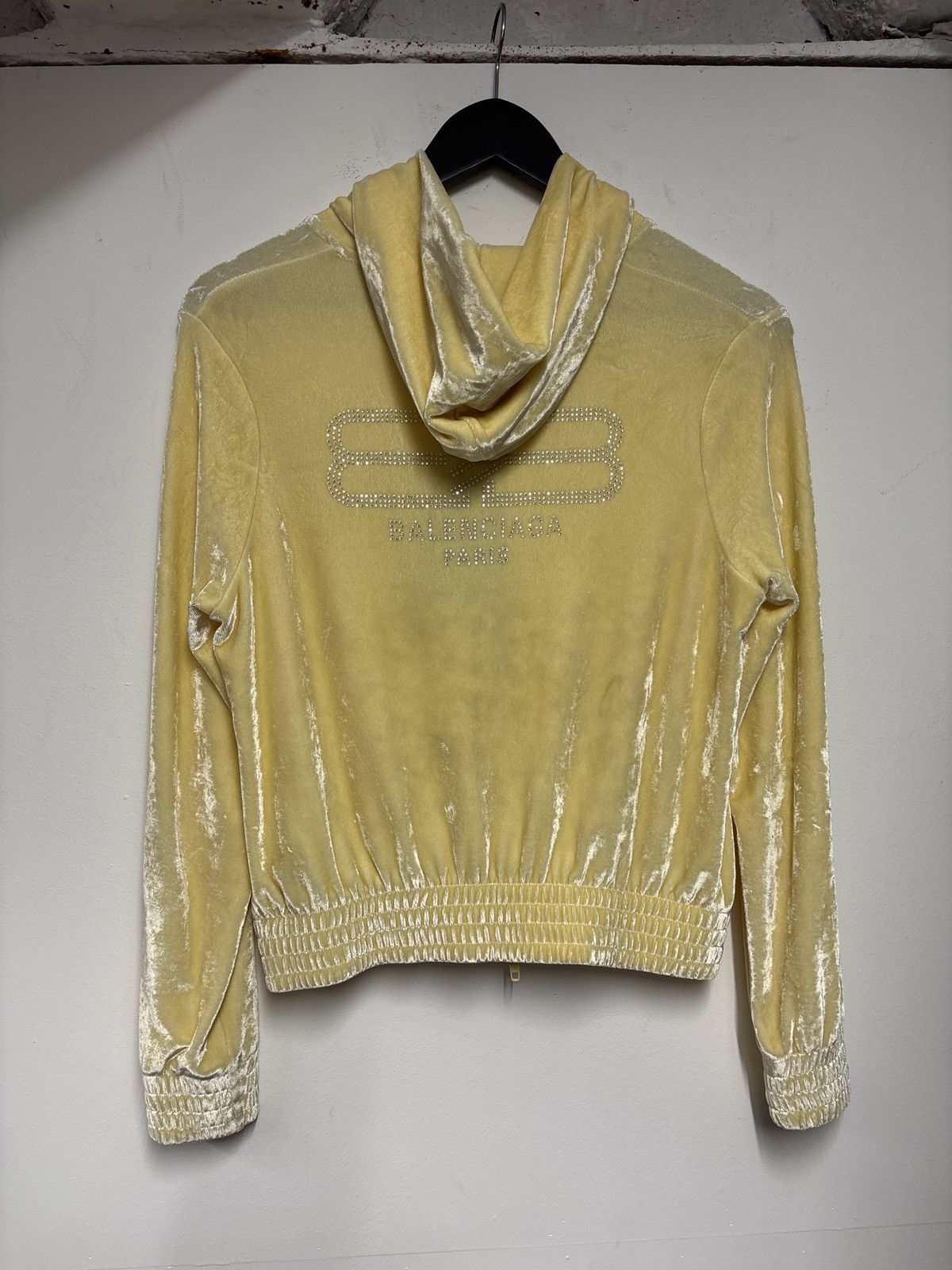 Balenciaga velvet hoodie