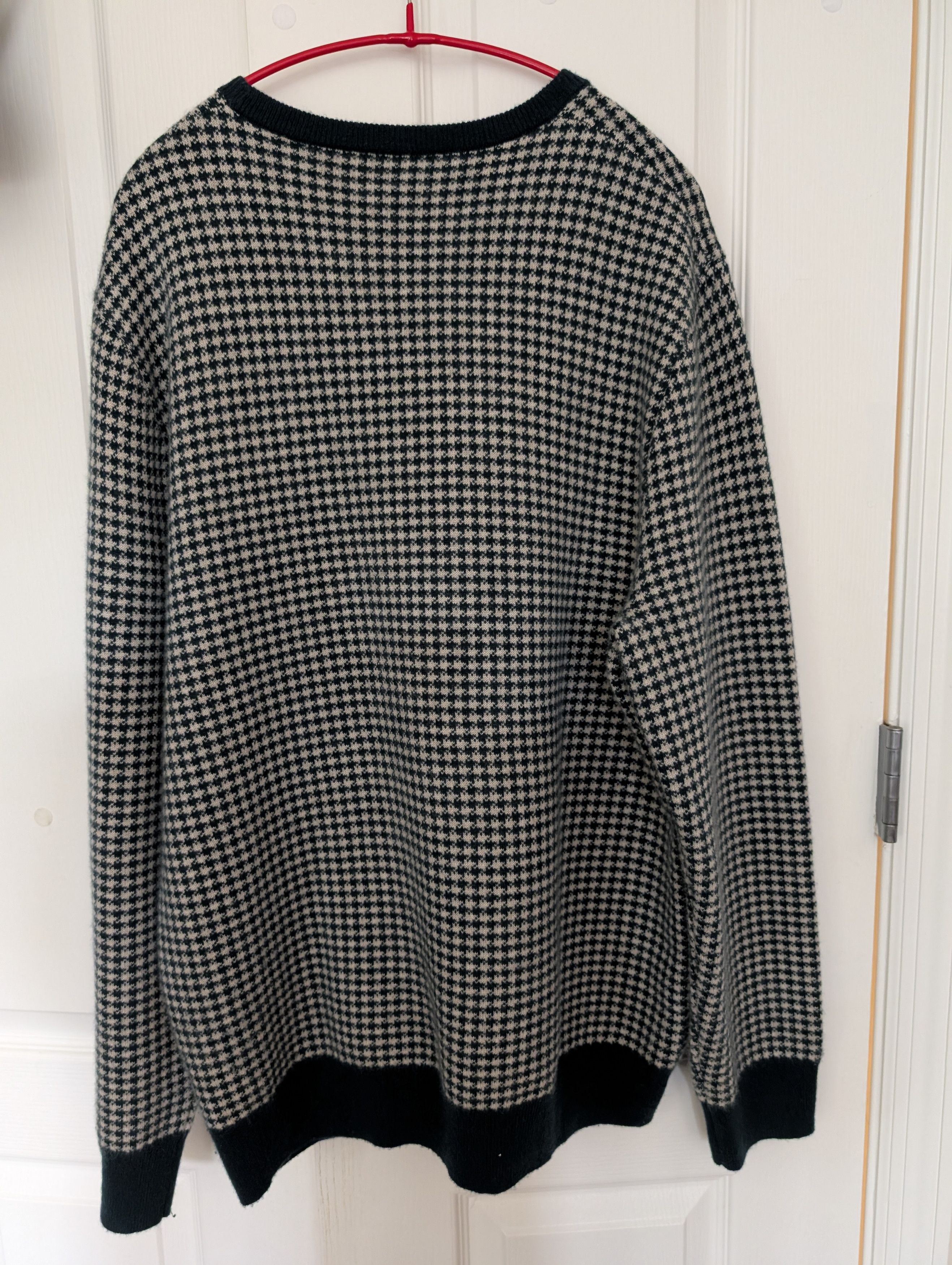 J.Crew J Crew Houndstooth Cashmere Sweater Jumper Size US XL / EU 56 / 4 - 2 Thumbnail