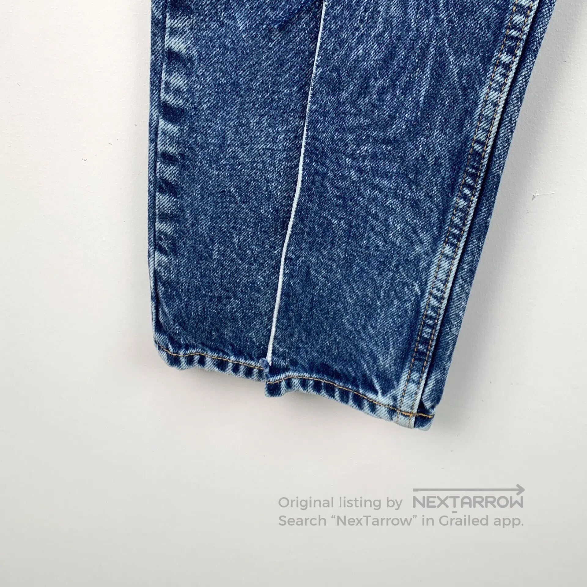 Maison Margiela Maison Margiela Blue Washed Cotton Casual Denim Long Pants Size US 40 / EU 56 - 4 Thumbnail