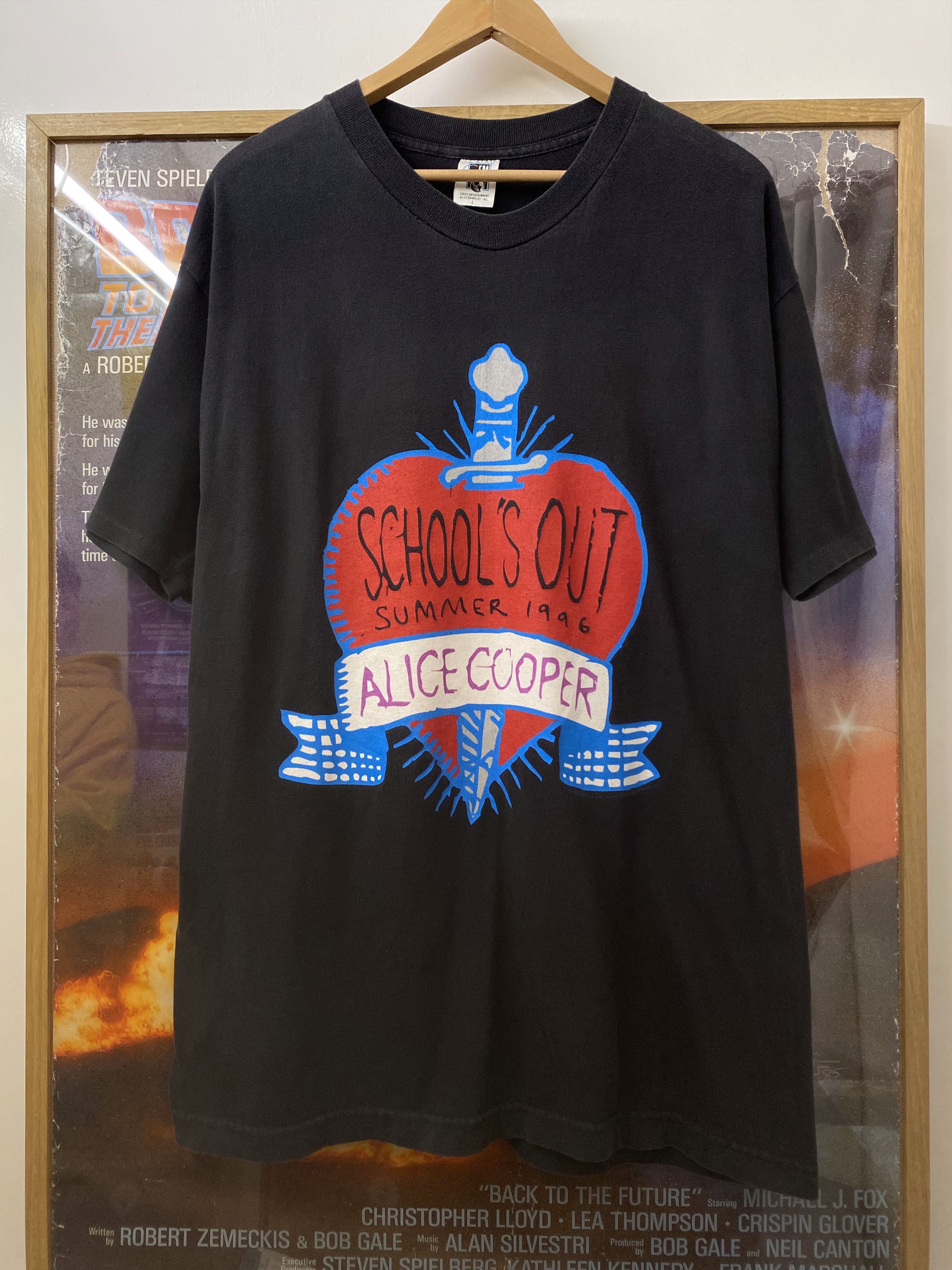 Band Tees 1996 Alice Cooper Schools Out For Summer USA Tour Tee Size US L / EU 52-54 / 3 - 5 Thumbnail