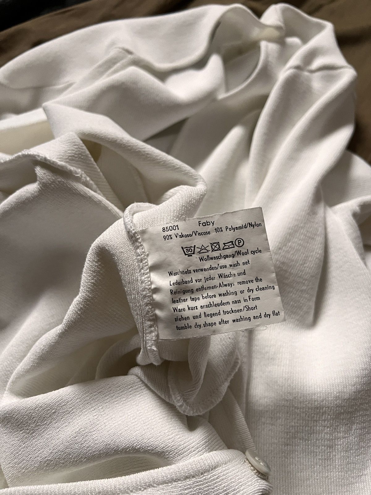 Annette Gortz Annette Gortz White Viscose Cardigan Sweater Size L / US 10 / IT 46 - 12 Thumbnail