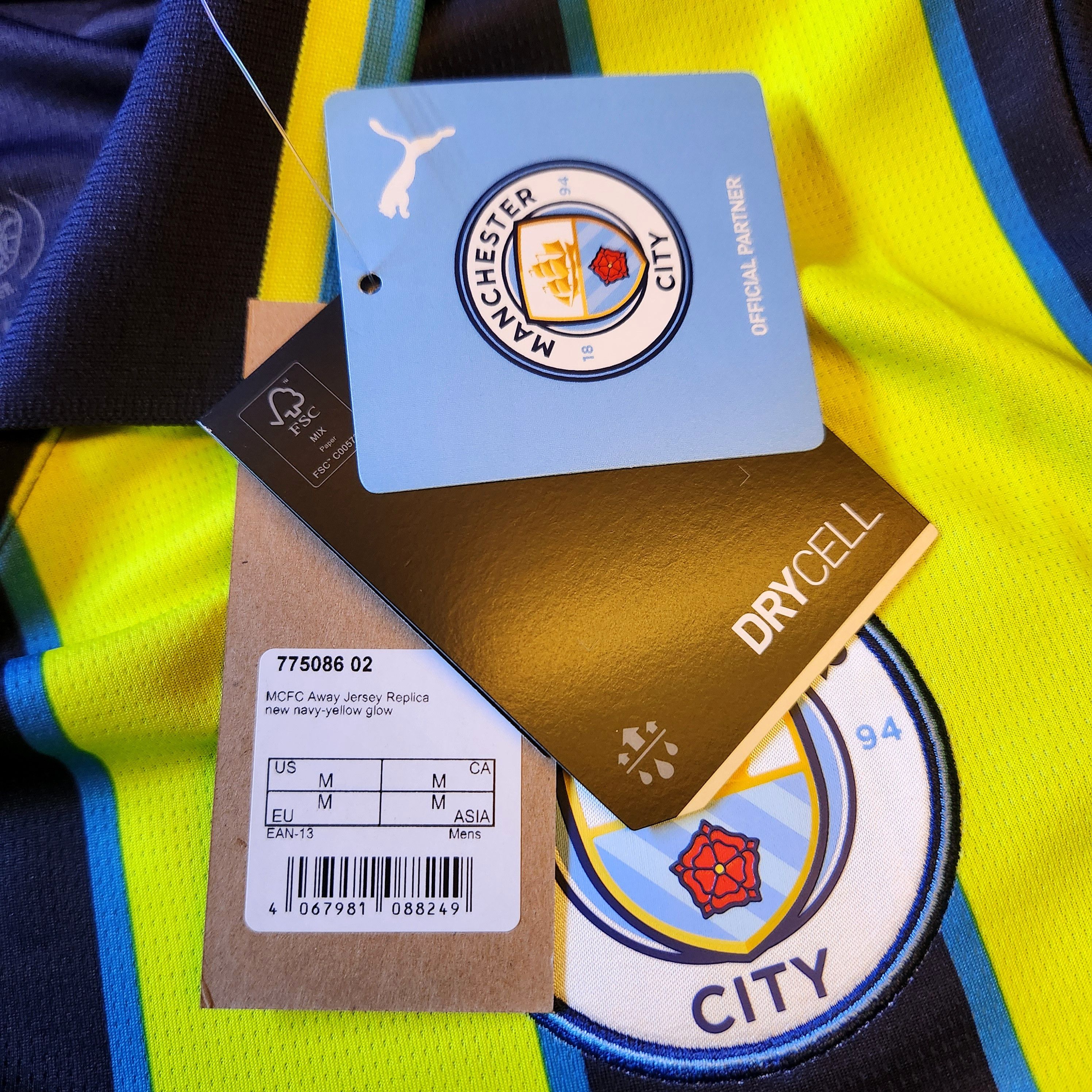 Puma Authentic Manchester City FODEN 2024-2025 24/25 Away Carabao Size US M / EU 48-50 / 2 - 13 Thumbnail