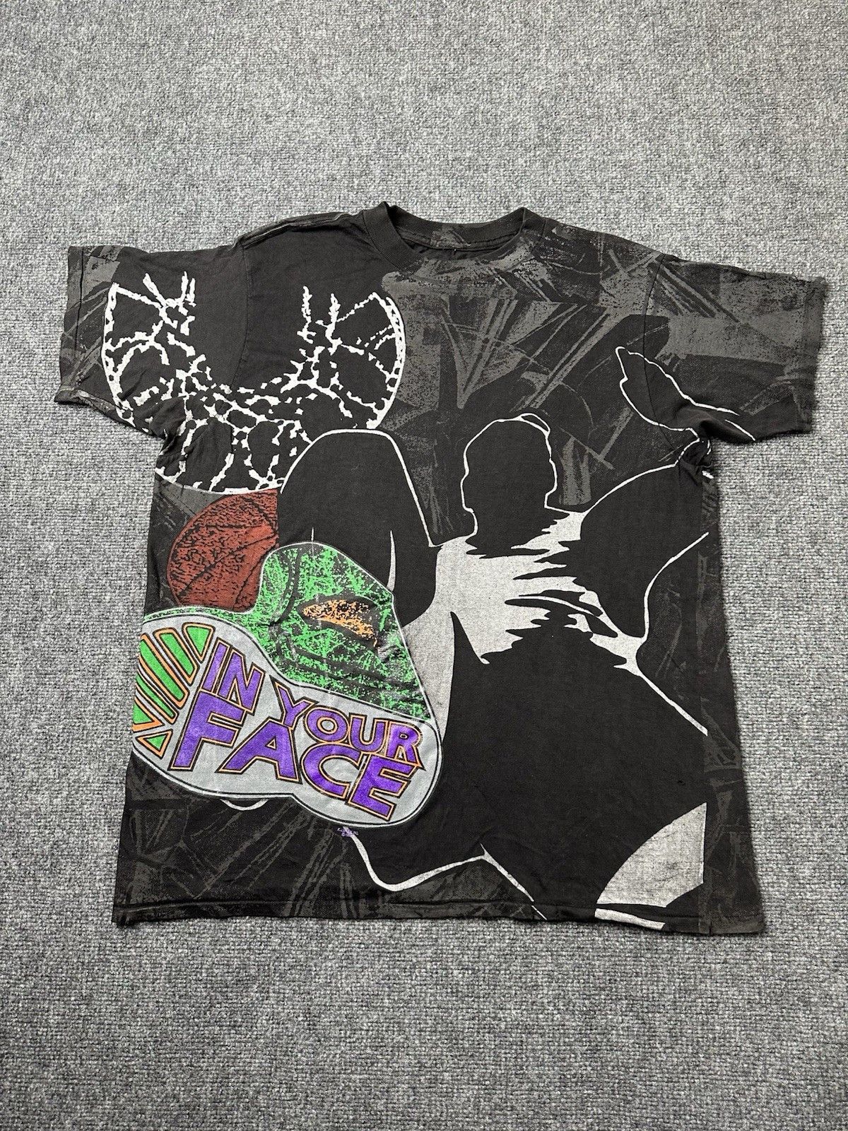 Vintage Mens Dan Gilbert In Your Face Basketball 1990s, Size XL Size US XL / EU 56 / 4 - 1 Thumbnail