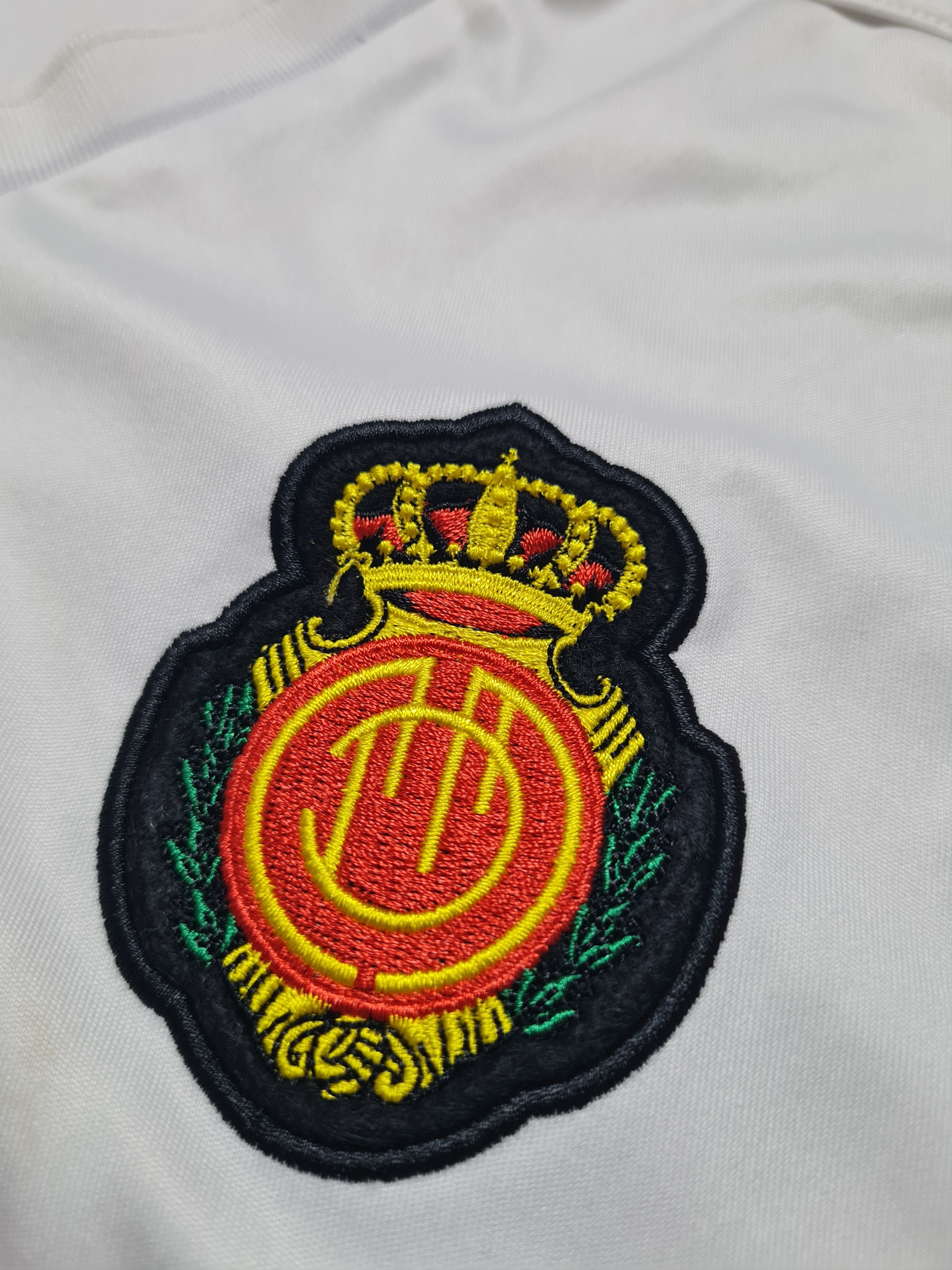 Macron MACRON WHITE REAL MALLORKA 2015/2016 AWAY FOOTBALL SHIRT Size US L / EU 52-54 / 3 - 14 Thumbnail