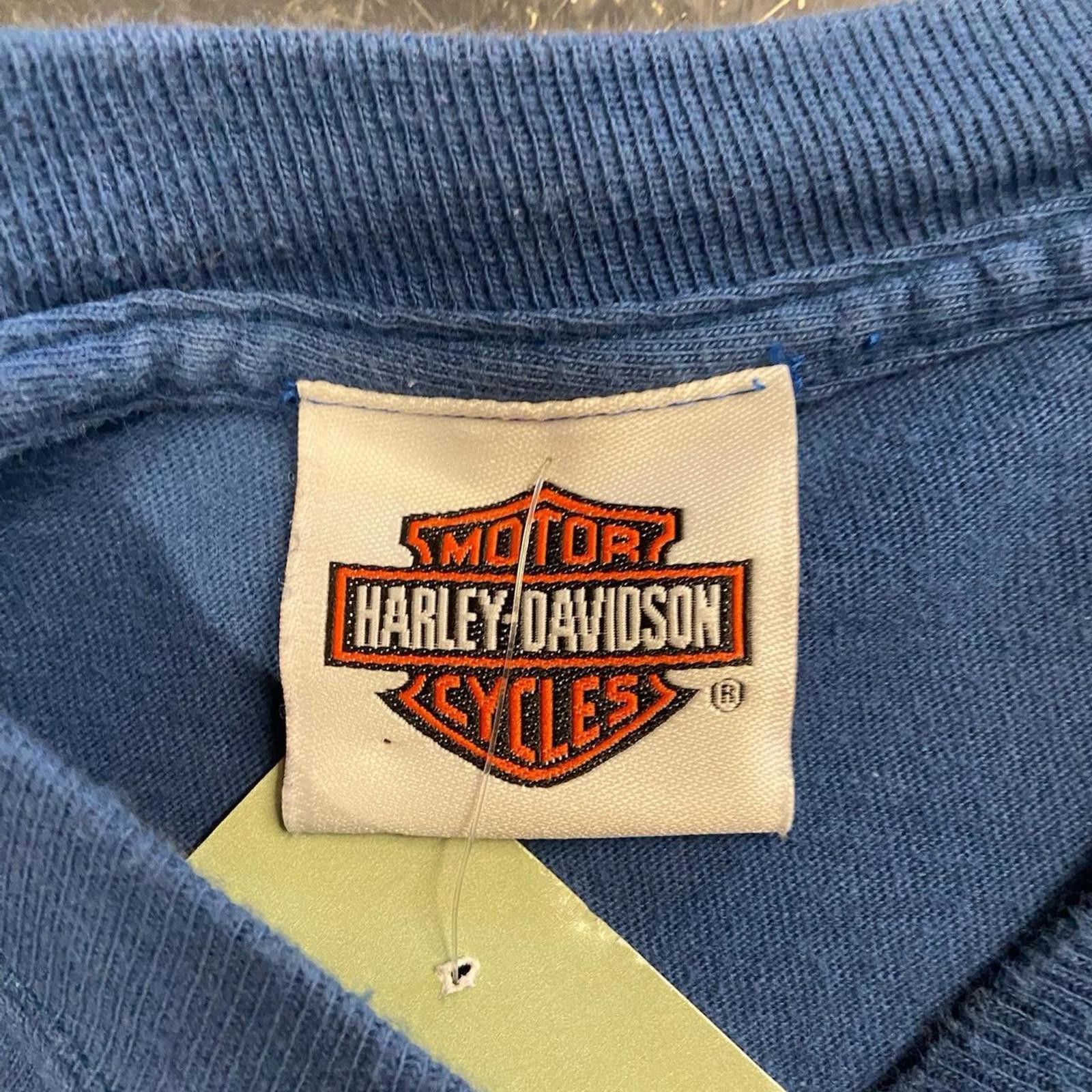 Harley Davidson Blue Harley Davidson Idaho Tee Size US XL / EU 56 / 4 - 3 Thumbnail