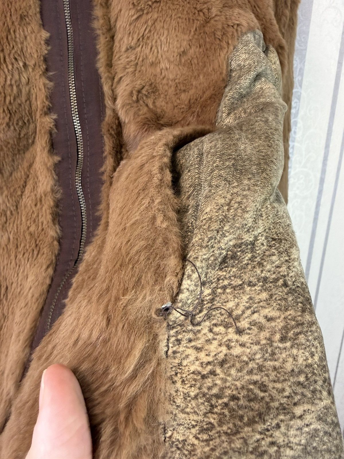 Versace Jeans Couture ARCHIVE Versace Jeans Couture Rabbit Fur Jacket ITTIERRE Size S / US 4 / IT 40 - 15 Thumbnail