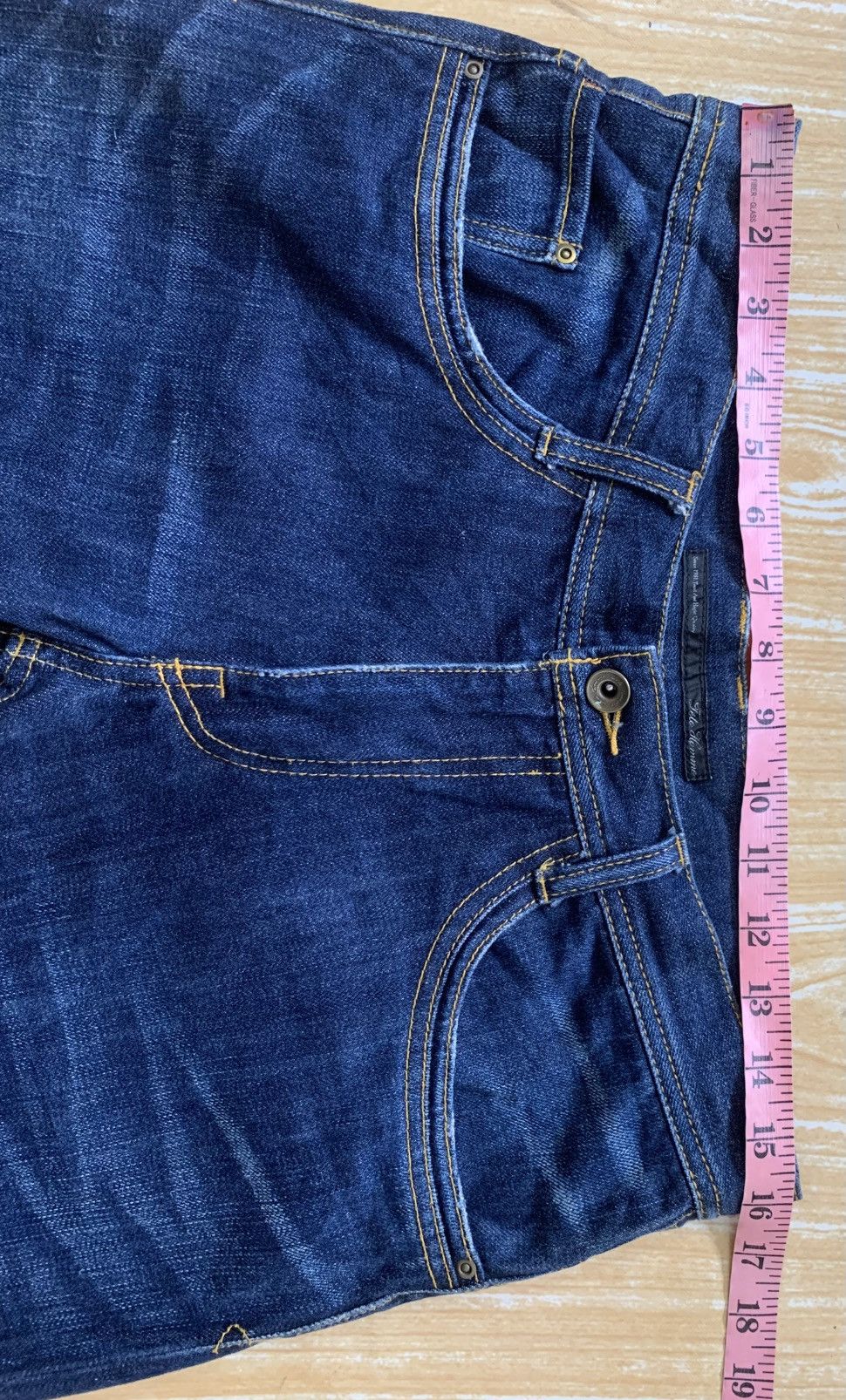 Issey Miyake × Tete Homme Rare..Tete Homme Denim Jeans Pants Size US 32 / EU 48 - 24 Thumbnail