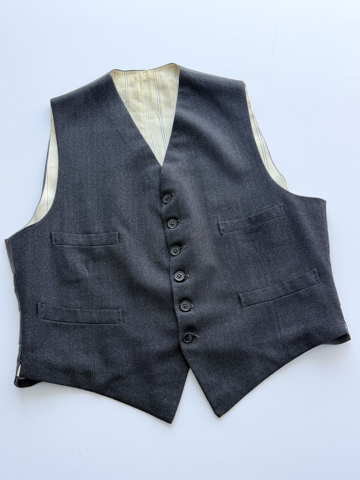 Gieves & Hawkes Vintage 1966 Dated Gieves & Hawkes British Wool 3 Piece Suit Size 40R - 10 Thumbnail