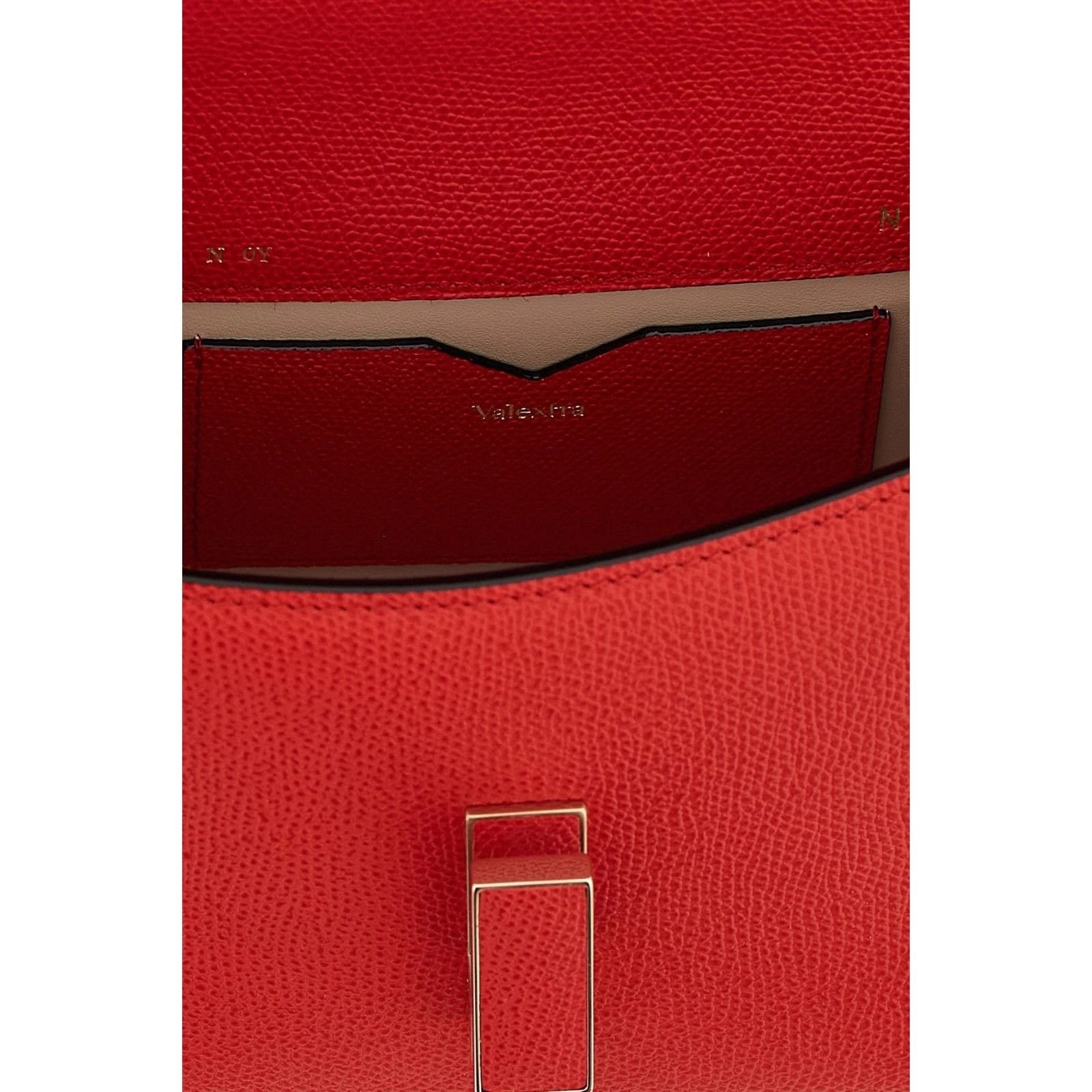 Valextra VALEXTRA Iside Micro Red Leather Crossbody Bag New/Authentic Size ONE SIZE - 4 Thumbnail