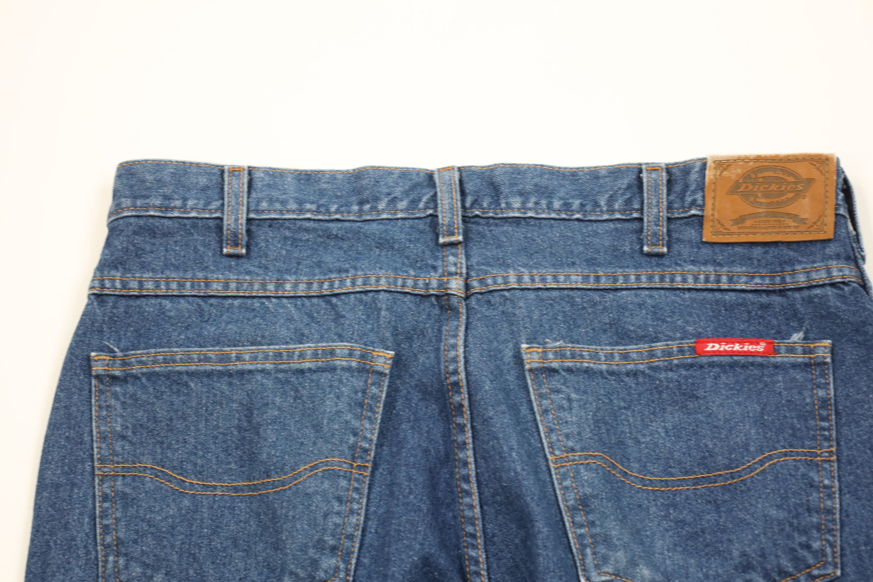 Dickies Vintage 90s Dickies Straight Leg Denim Jeans Blue Cotton Size US 34 / EU 50 - 9 Thumbnail