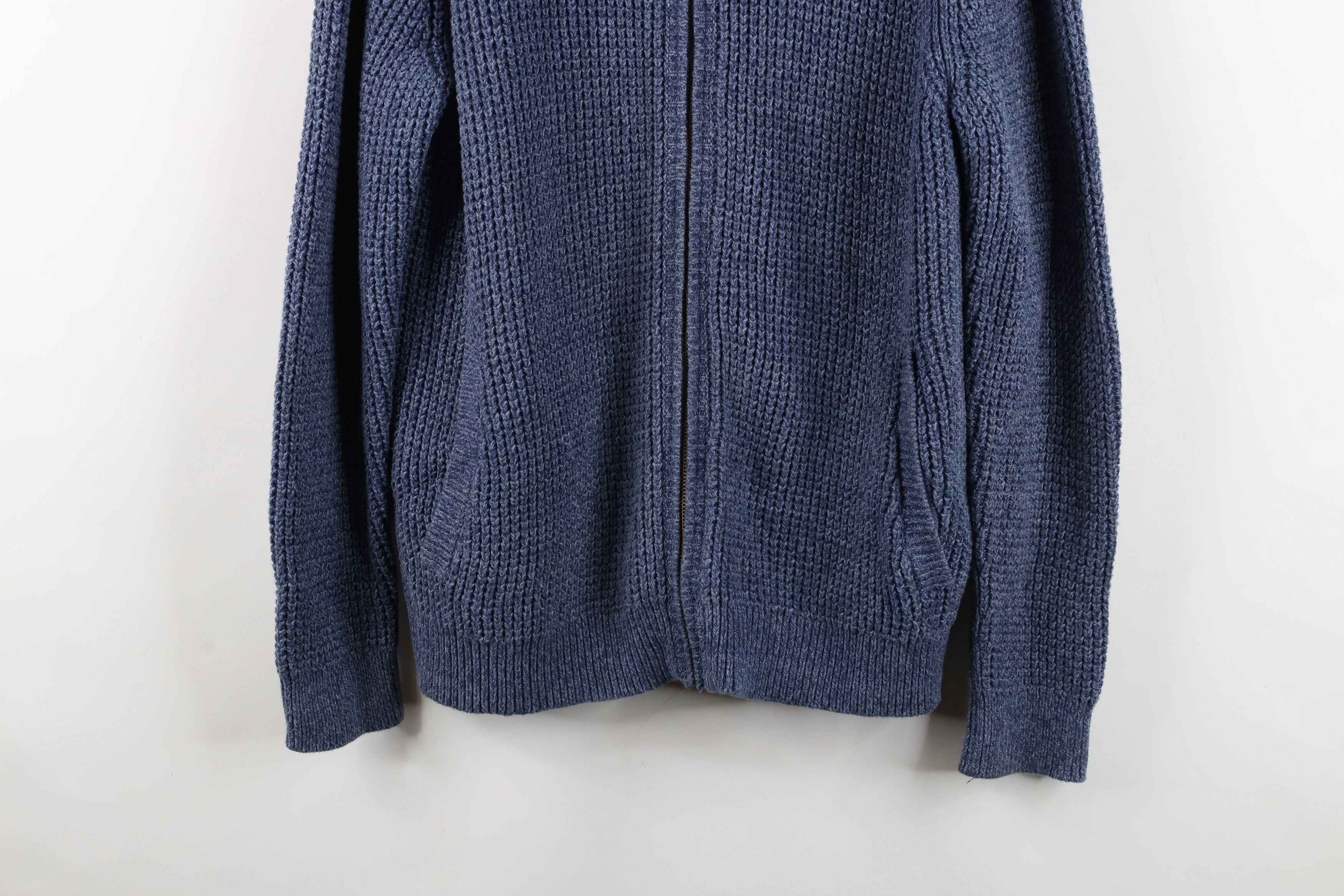 L.L. Bean Vintage LL Bean Cotton Chunky Ribbed Knit Full Zip Sweater Size US M / EU 48-50 / 2 - 3 Thumbnail