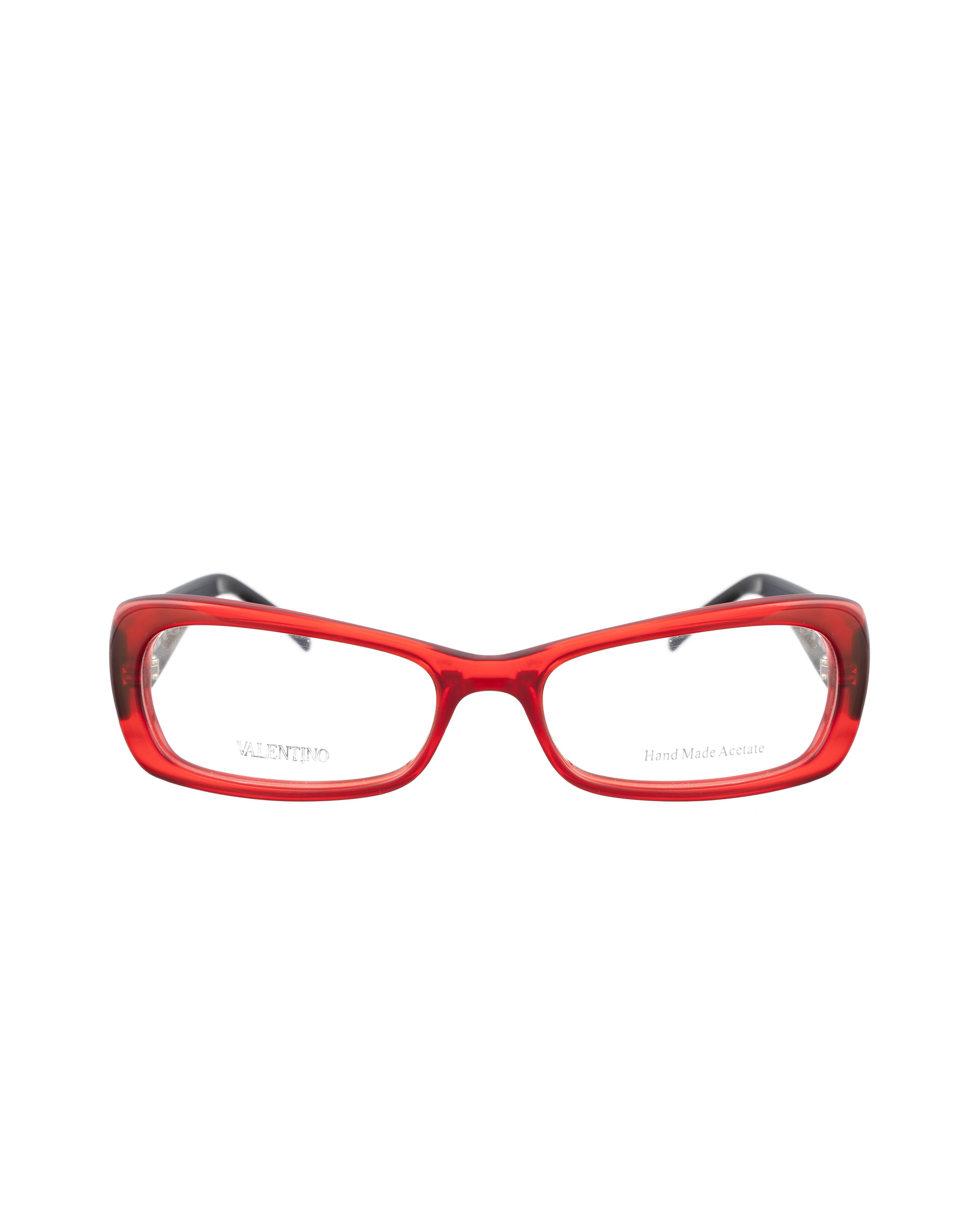 Valentino Valentino 00s Red & Black Cat Eye Glasses Size ONE SIZE - 2 Thumbnail