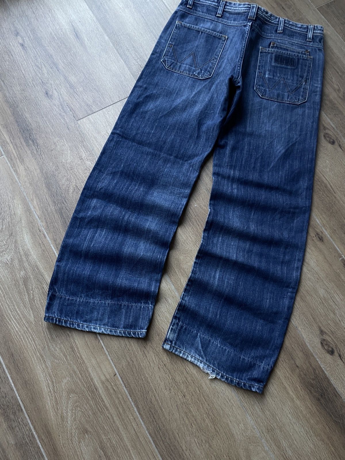 Vintage Vintage Avant Garde Jeans Baggy Wide Japanese Y2K Wahsed Y2K Size US 30 / EU 46 - 6 Thumbnail