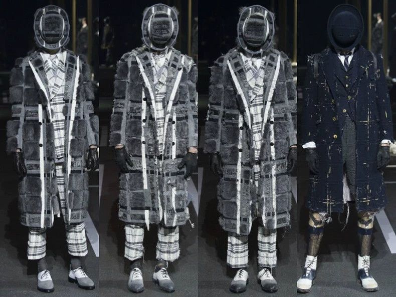Thom Browne Thom Browne size2 Weaving a pair of trousers Size 38R - 1 Thumbnail