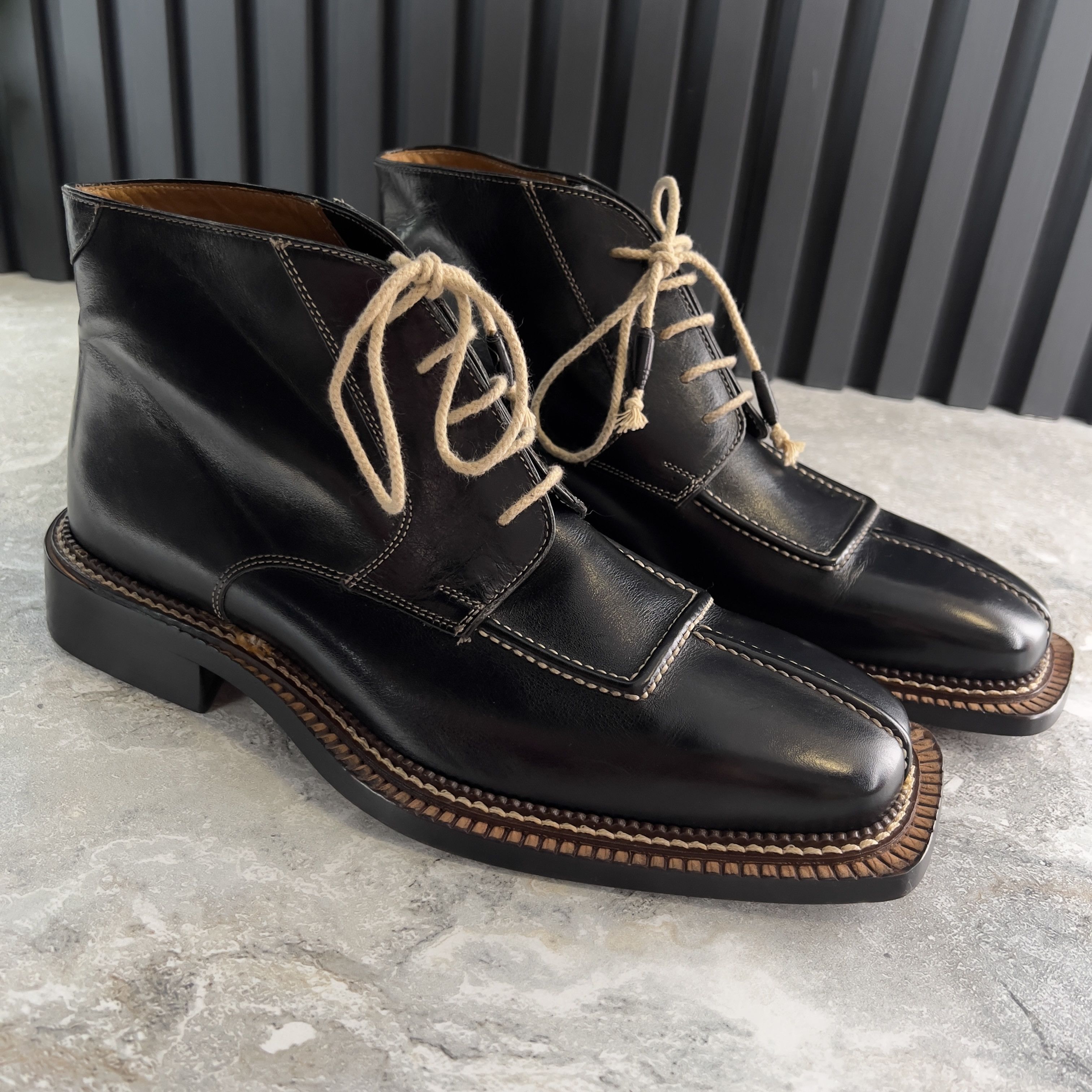 Berluti Stefano Branchini Calzoleria Handmade Norvegese Split Boot Size US 8.5 / EU 41-42 - 3 Thumbnail