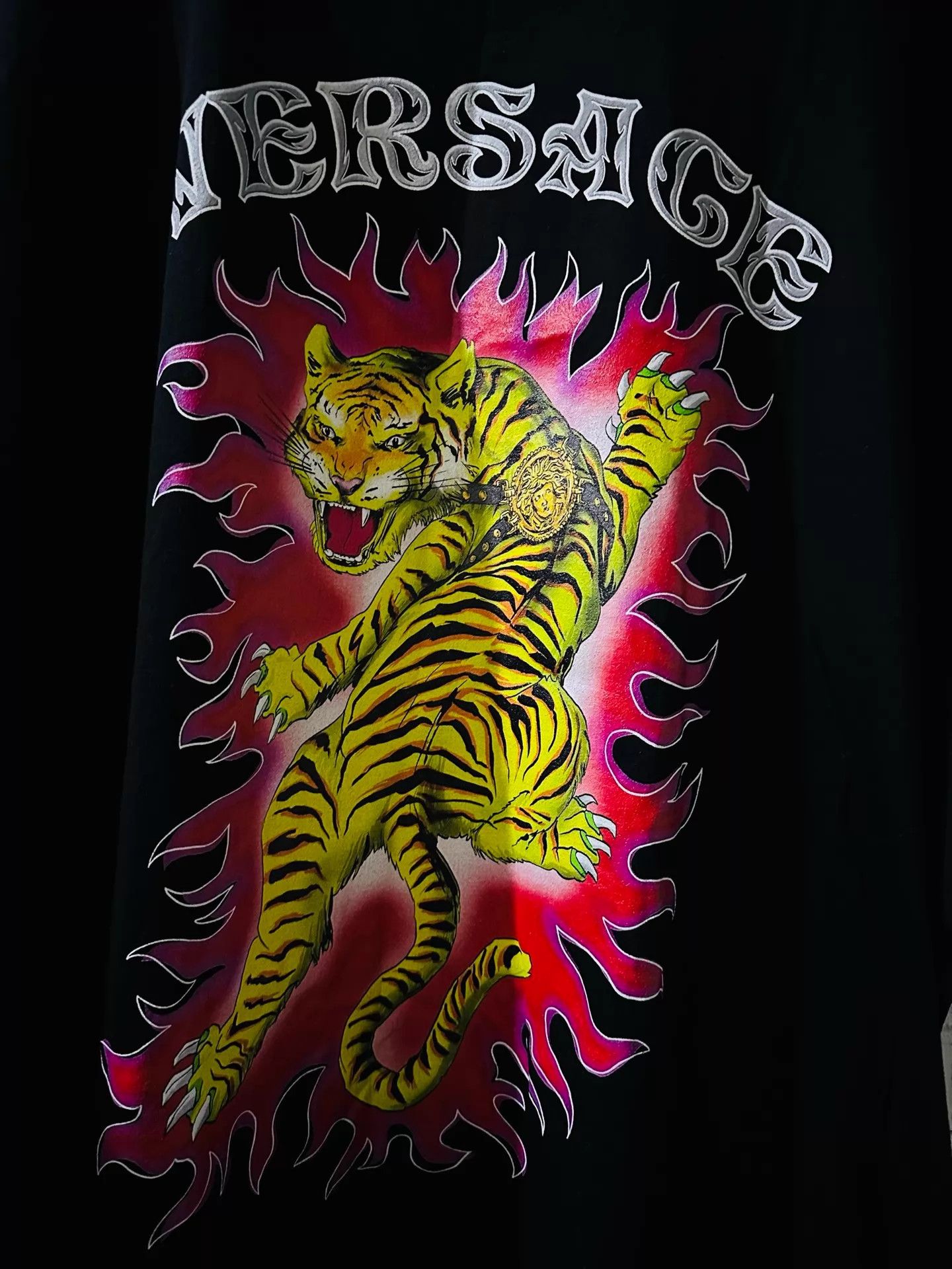 Versace Versace New Tiger Print Short Sleeve T-Shirt 3XL Size US XXL / EU 58 / 5 - 6 Thumbnail