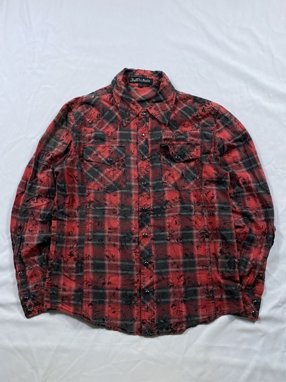 In The Attic Japanese In The Attic Gothic Punk Button up Shirt Size US M / EU 48-50 / 2 - 1 Thumbnail