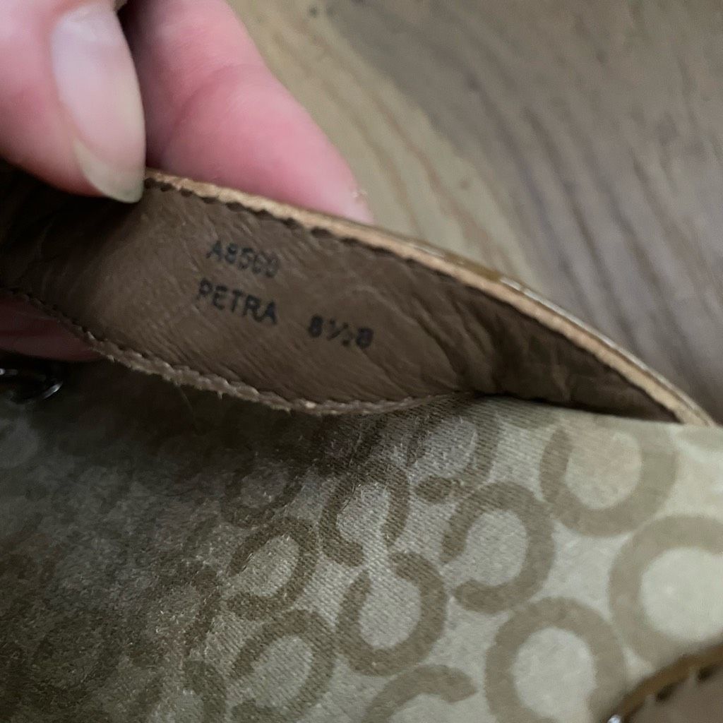 Coach Coach Petra Brown Butterfly Thong Slip-On Flip Flop Sandals Size US 8.5 / IT 38.5 - 7 Thumbnail
