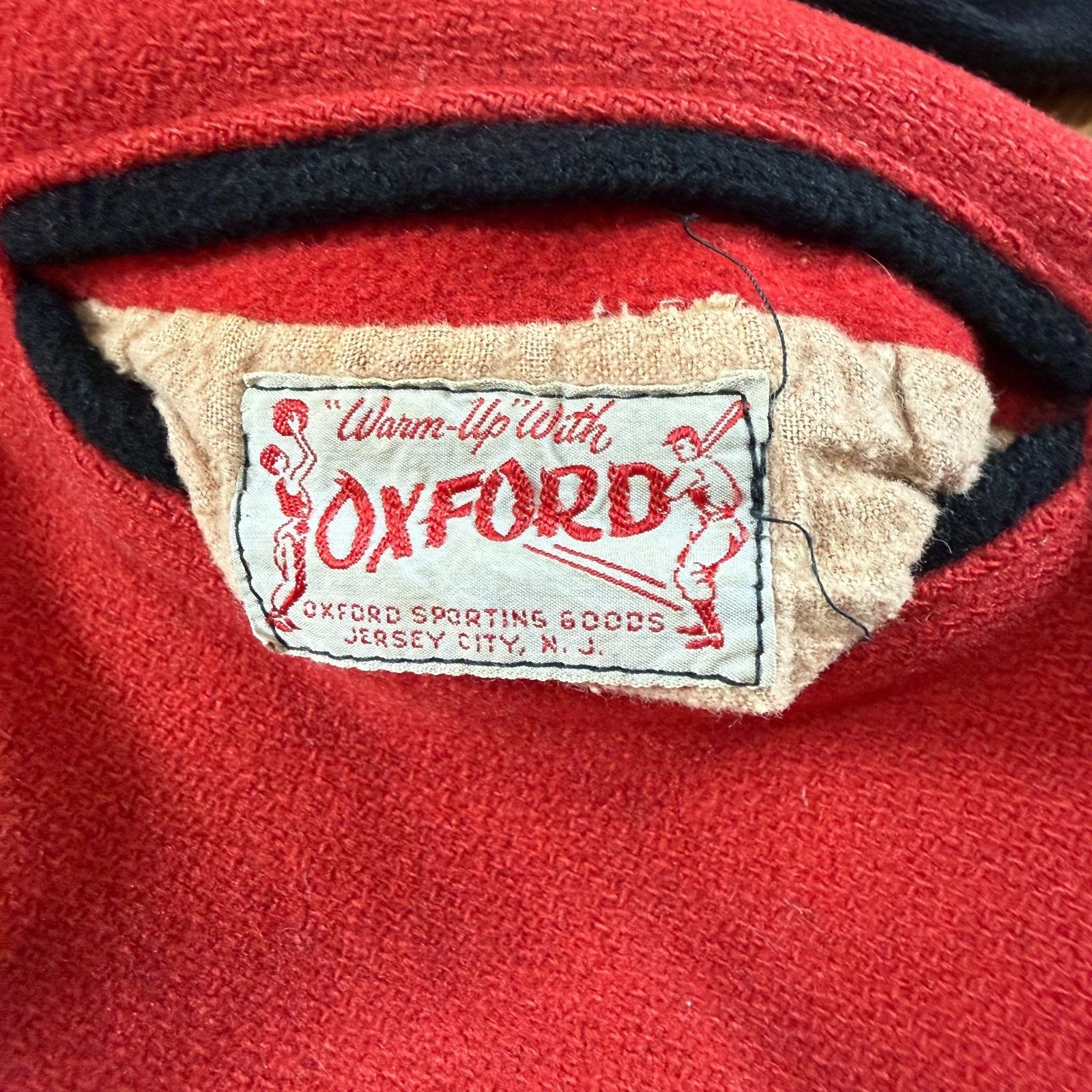 RRL Ralph Lauren 1948 Oxford Sporting Goods Wool Vintage Football Jacket Size US M / EU 48-50 / 2 - 4 Thumbnail