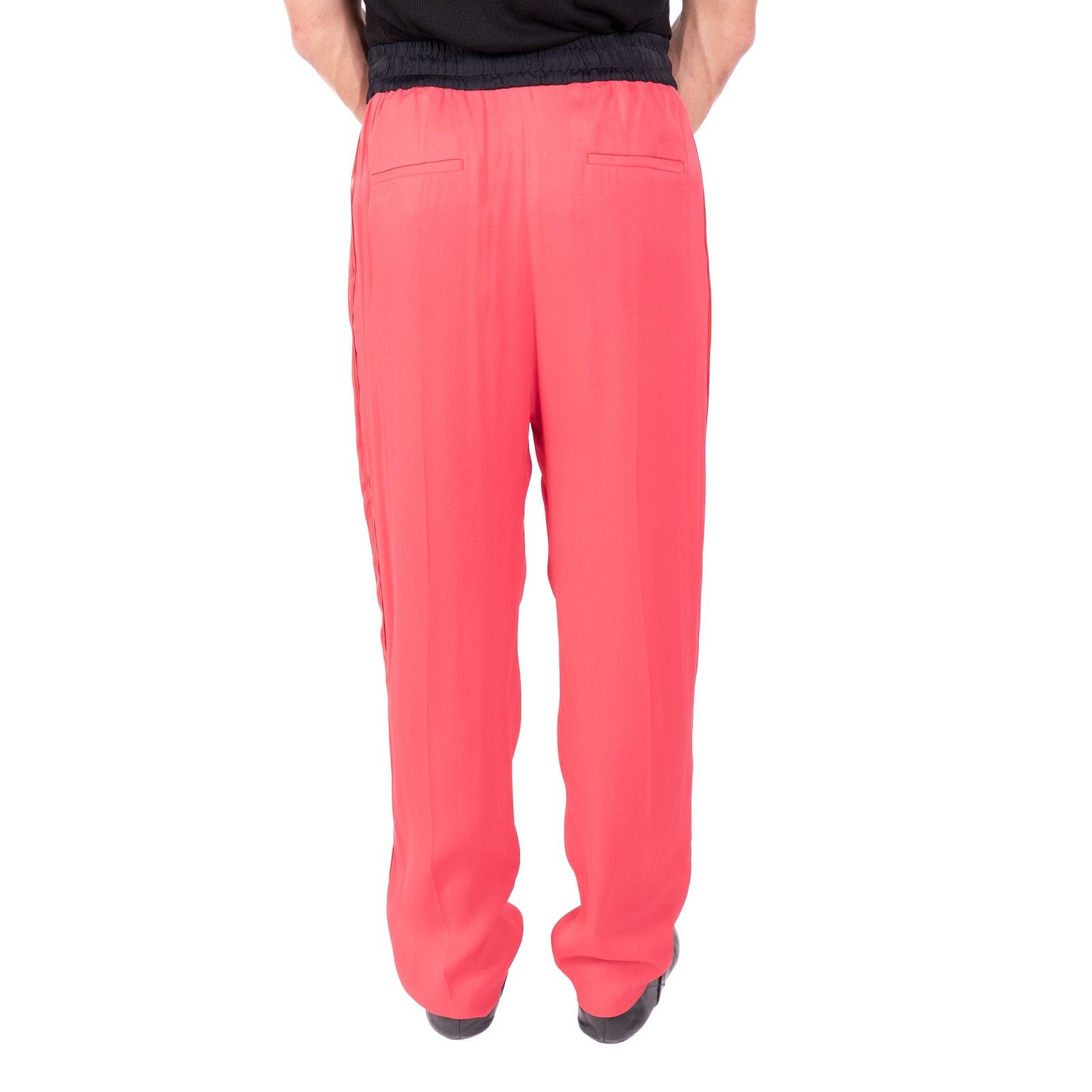 Haider Ackermann SS17 Elastic Waistband Trousers in Pink Silk Size 36S - 5 Thumbnail