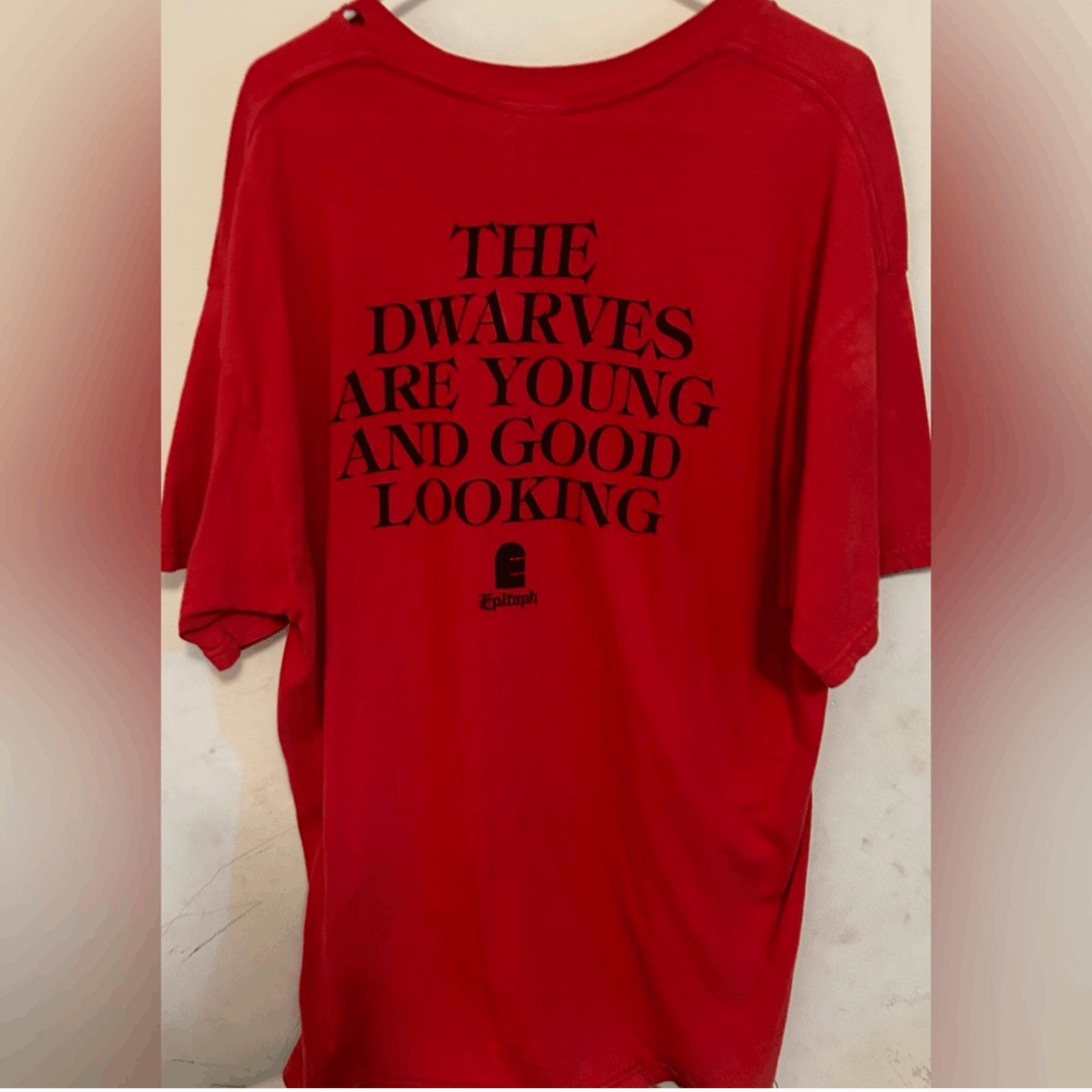 Delta Vintage Dwarves Punk Band Red Shirt Size XL Size US XL / EU 56 / 4 - 2 Thumbnail