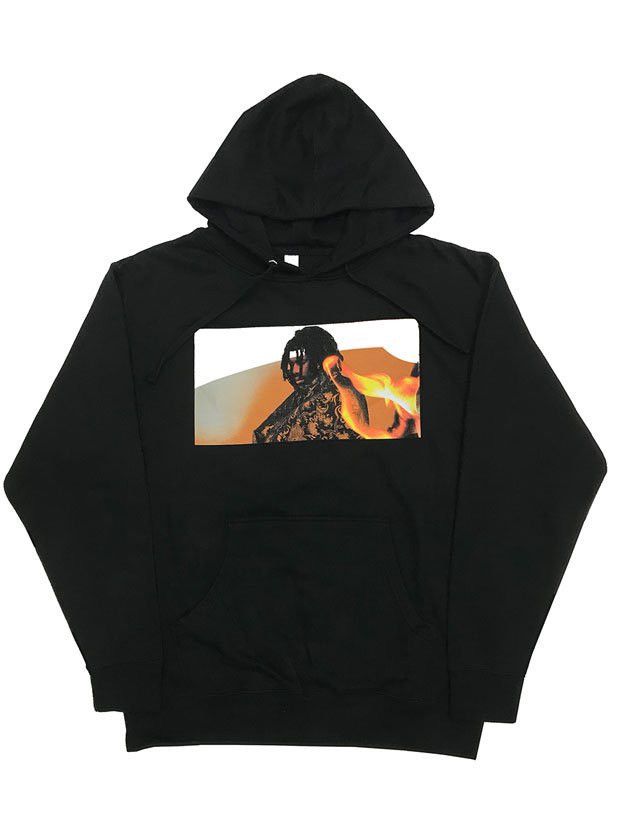 Band Tees Flying Lotus Flamagra Album Hoodie - Black LG Size US L / EU 52-54 / 3 - 1 Thumbnail