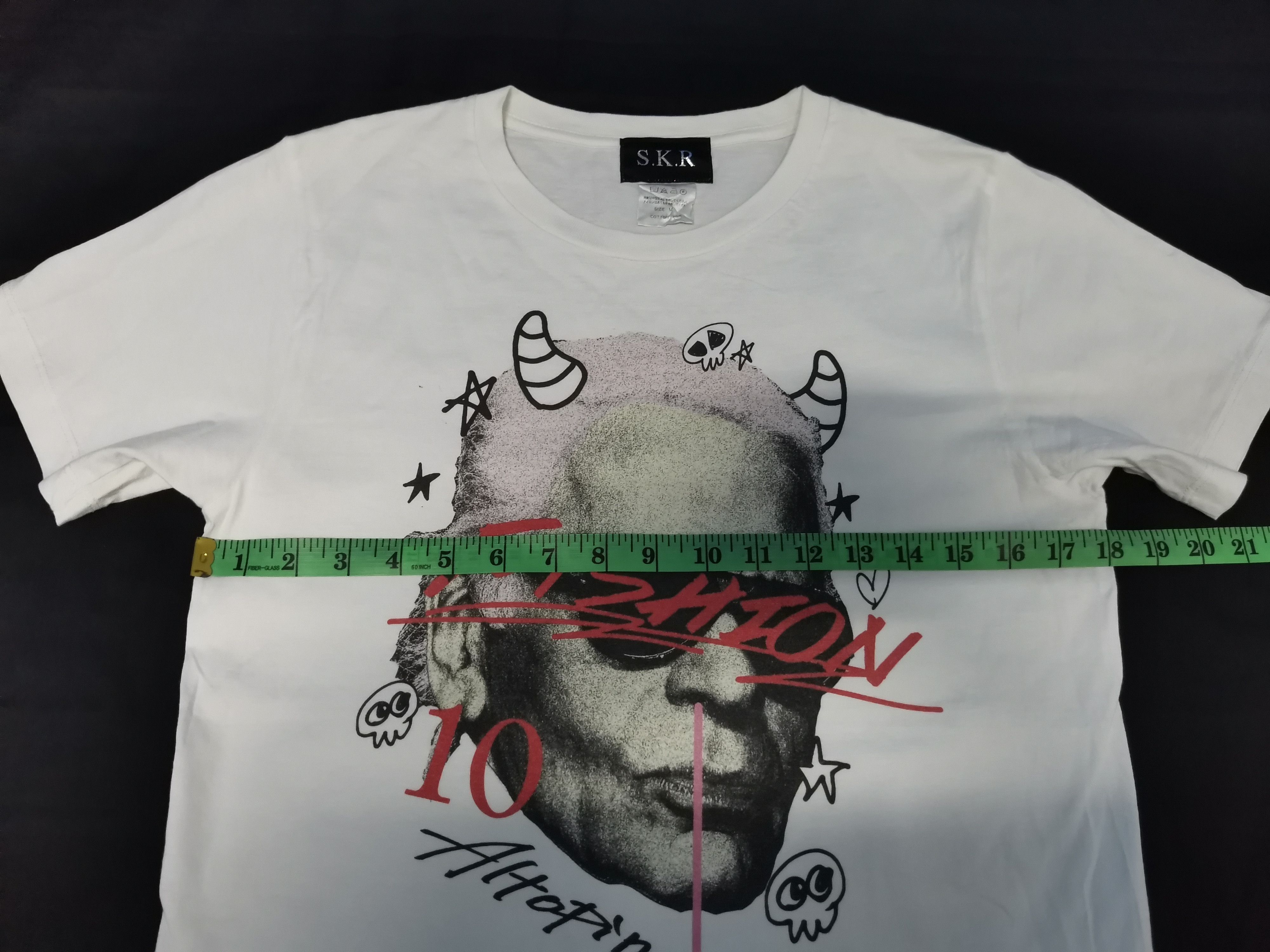Japanese Brand S.K.R fashion Japanese Brand Streetwear Tee Hype Size US M / EU 48-50 / 2 - 6 Thumbnail