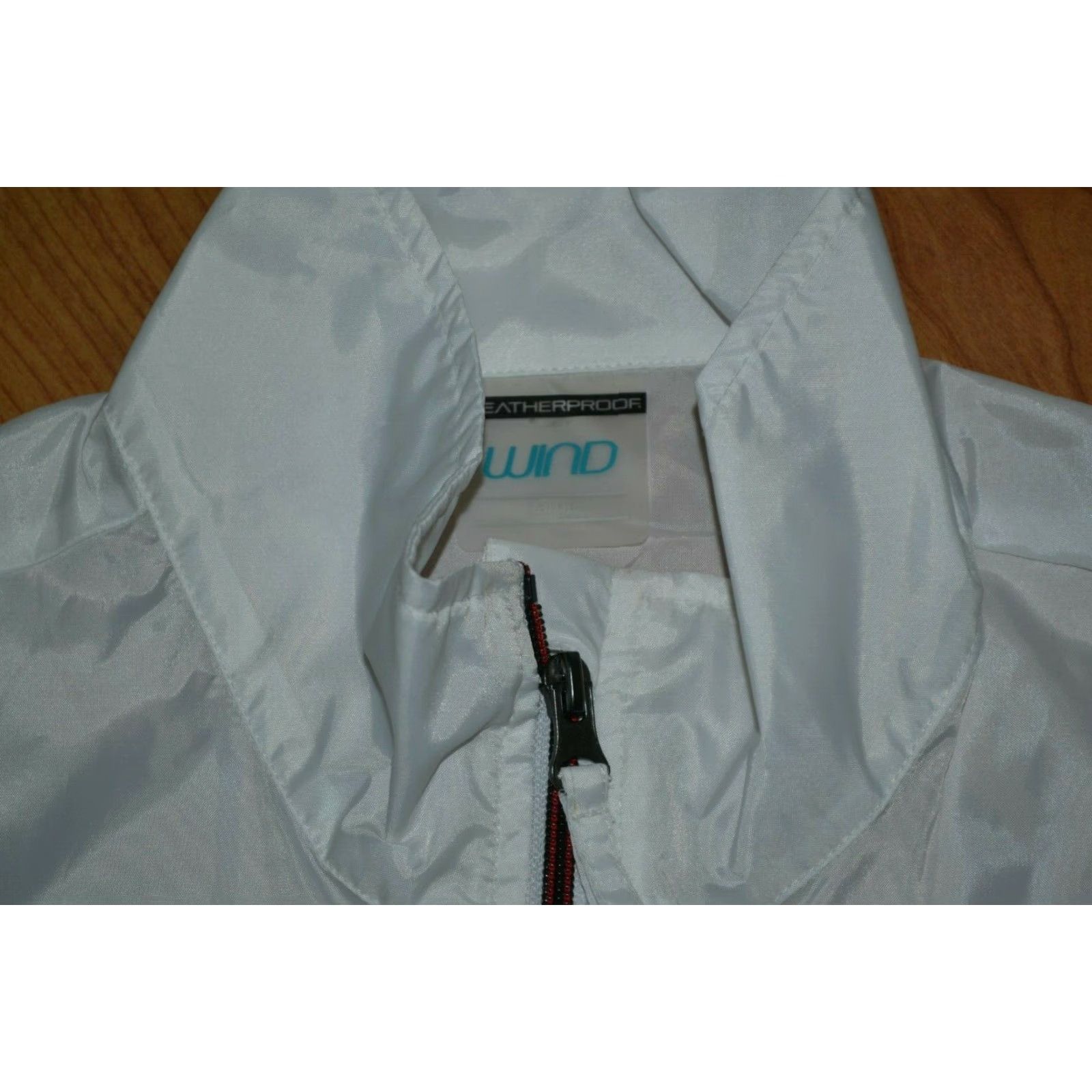 Weatherproof Vintage Weatherproof Jacket Windbreaker Full Zip Logo Zippo Bradford PA L Large White Nylon Polyester Pockets Mens Size US L / EU 52-54 / 3 - 3 Thumbnail