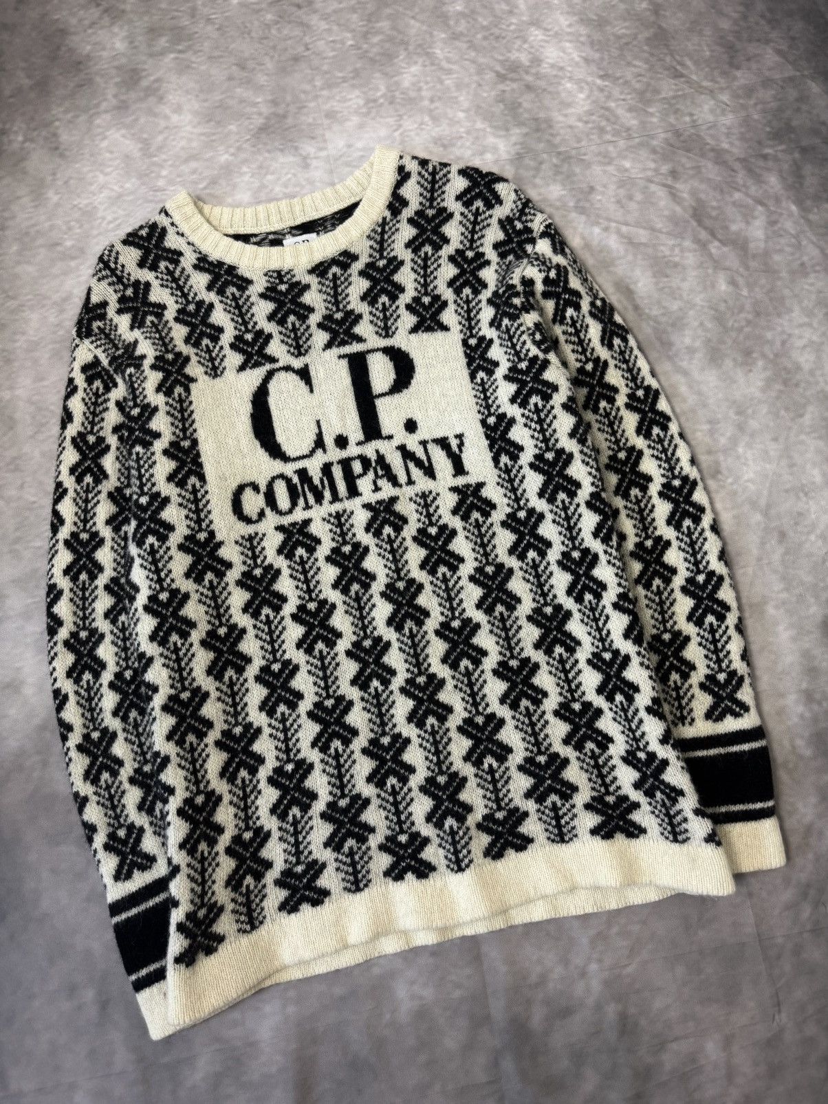 C.P. Company C.P. Company Wool Logo Knit Sweater — Size S Size US S / EU 44-46 / 1 - 3 Thumbnail