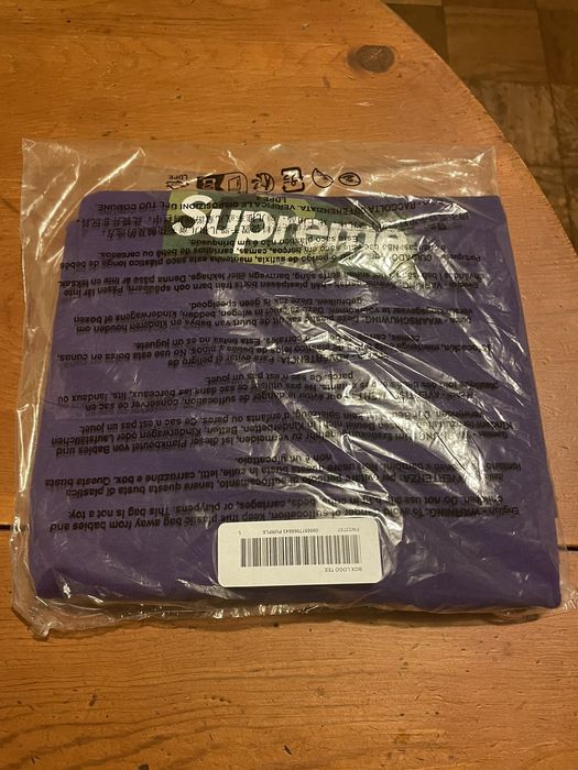 Supreme Box Logo Tee (FW23) Purple Men's - FW23 - US