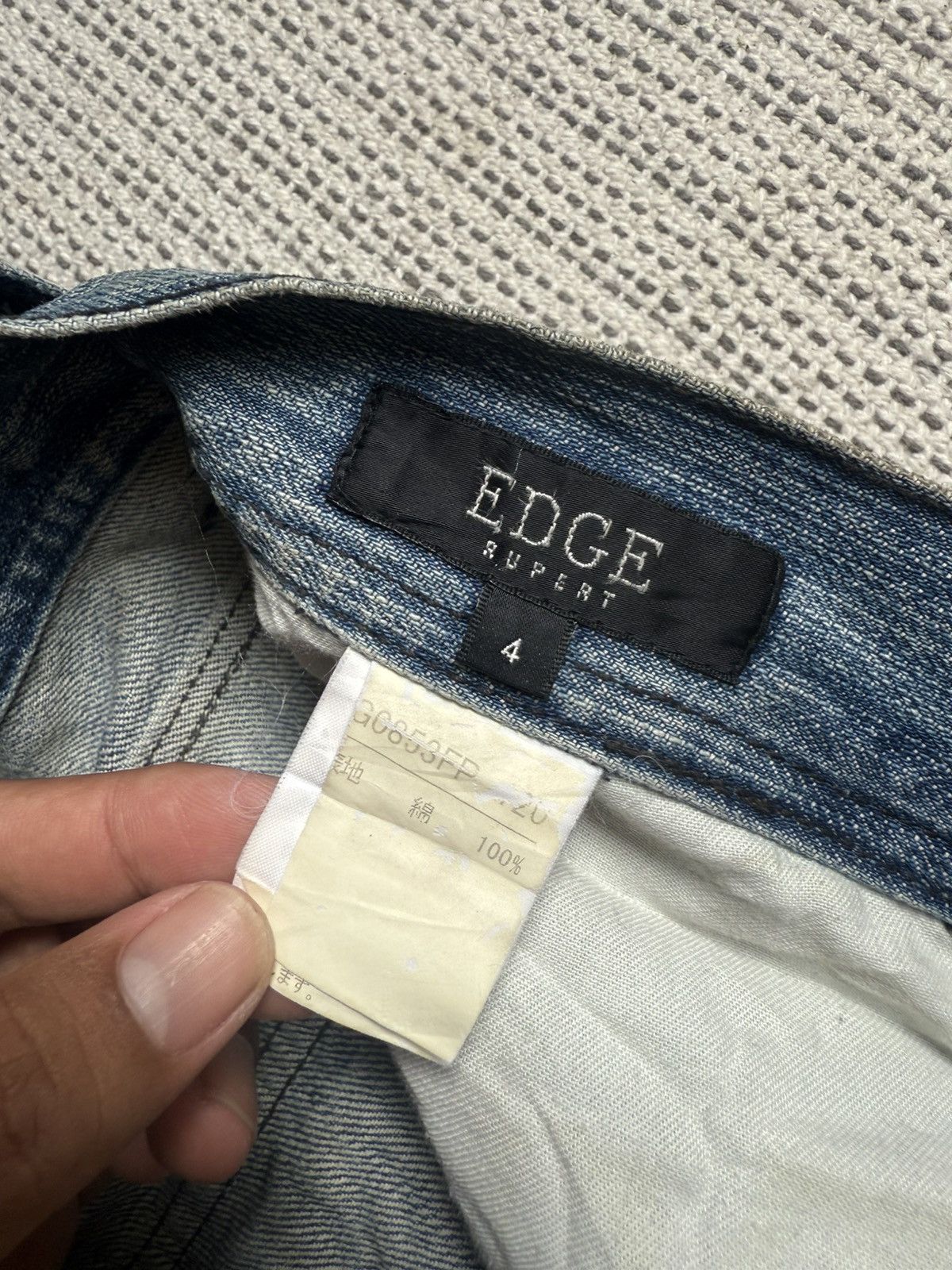 Japanese Brand EDGE RUPERT distressed y2k/punk flare jeans Size US 34 / EU 50 - 12 Thumbnail