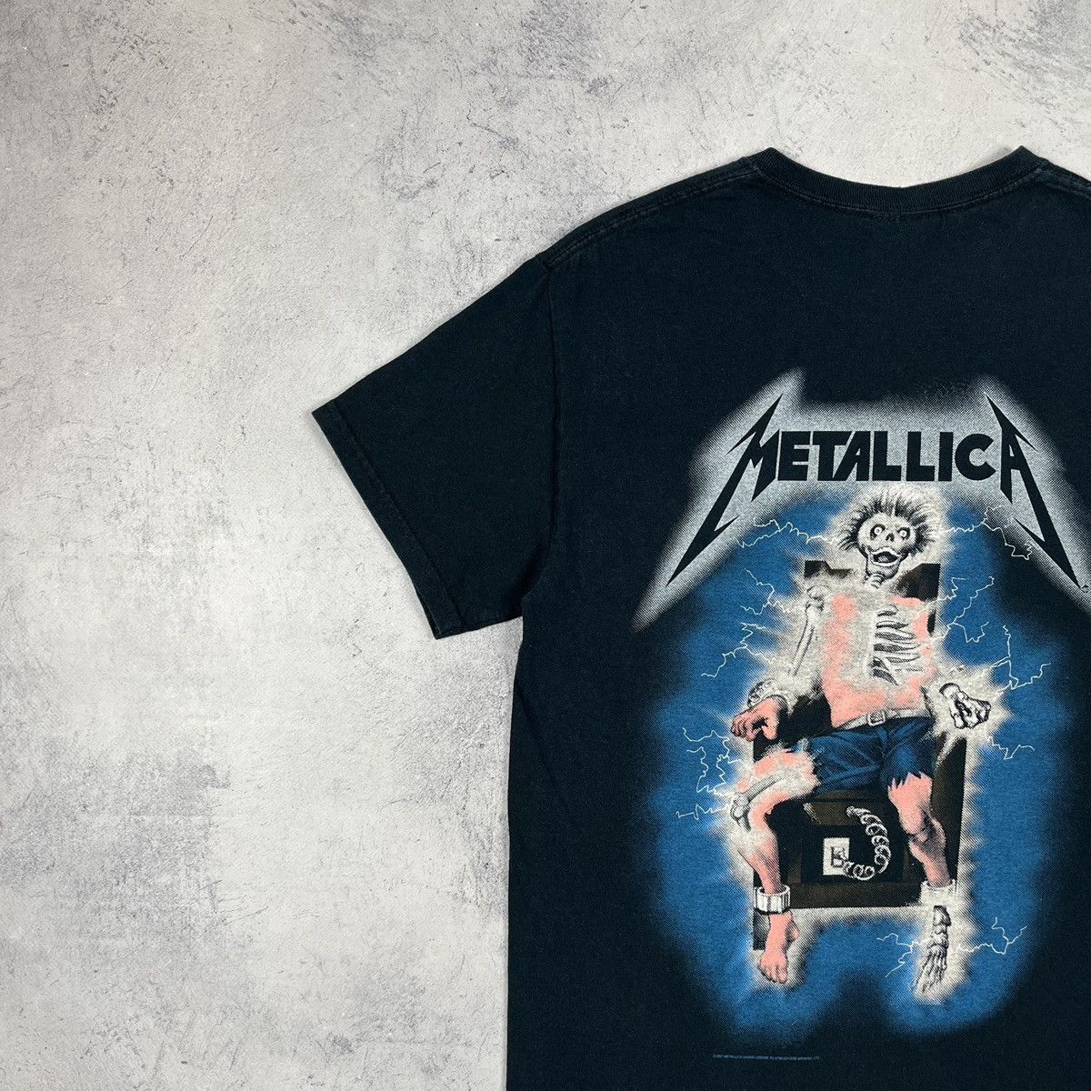 Band Tees Vintage Metallica Ride The Lightning rock band tee 90's Size US S / EU 44-46 / 1 - 6 Thumbnail