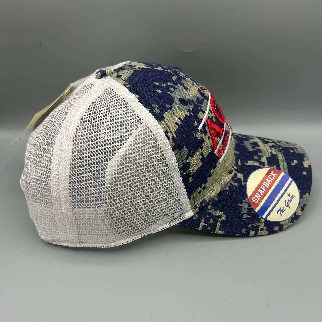The Game Vintage Reno Aces Trucker Hat Men Blue Camo MiLB Snap Back Size ONE SIZE - 8 Thumbnail