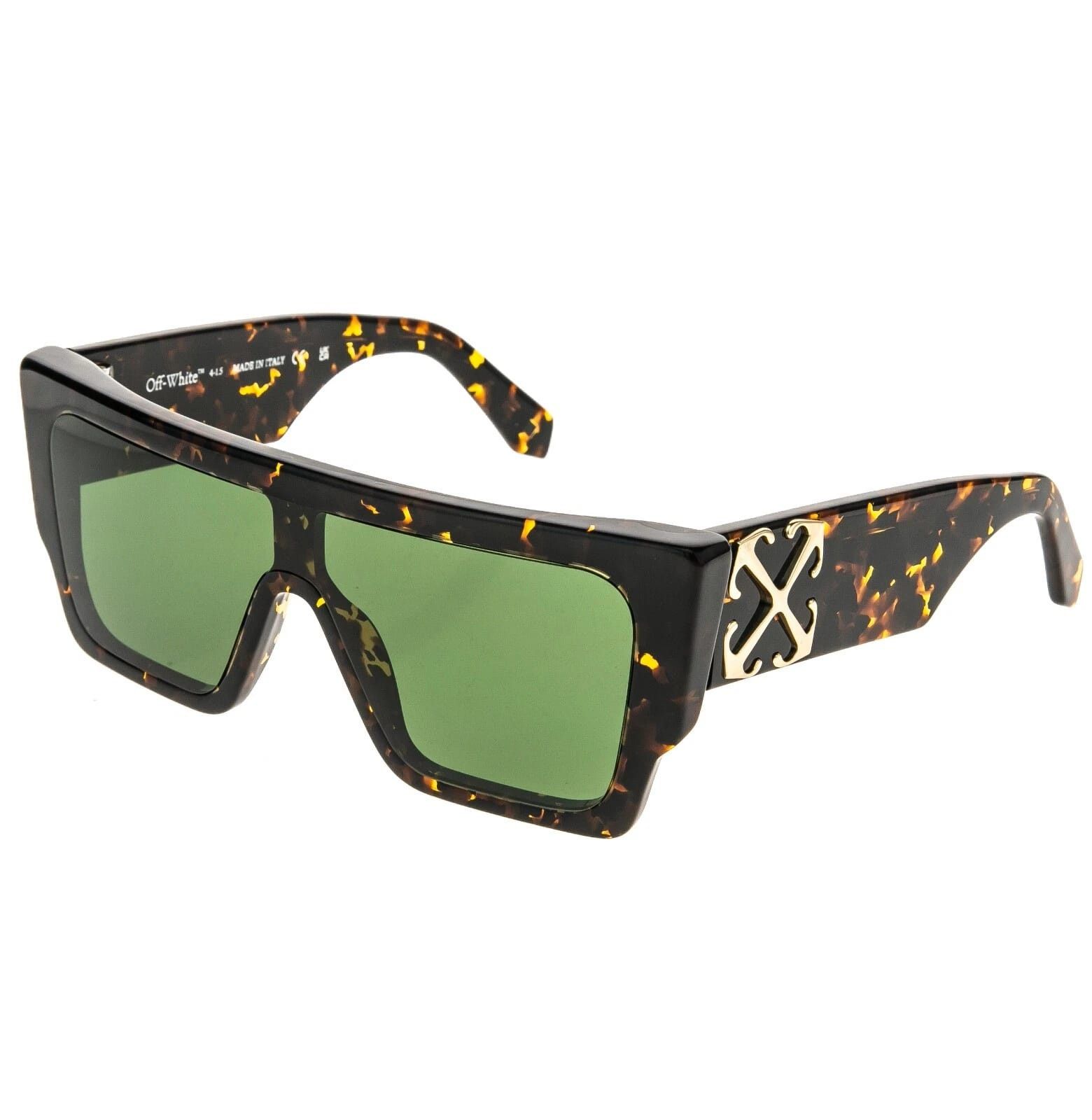 Off-White OFF-WHITE 14F OERI14F Brown Havana Green Unisex MARION Mask Size ONE SIZE - 8 Thumbnail