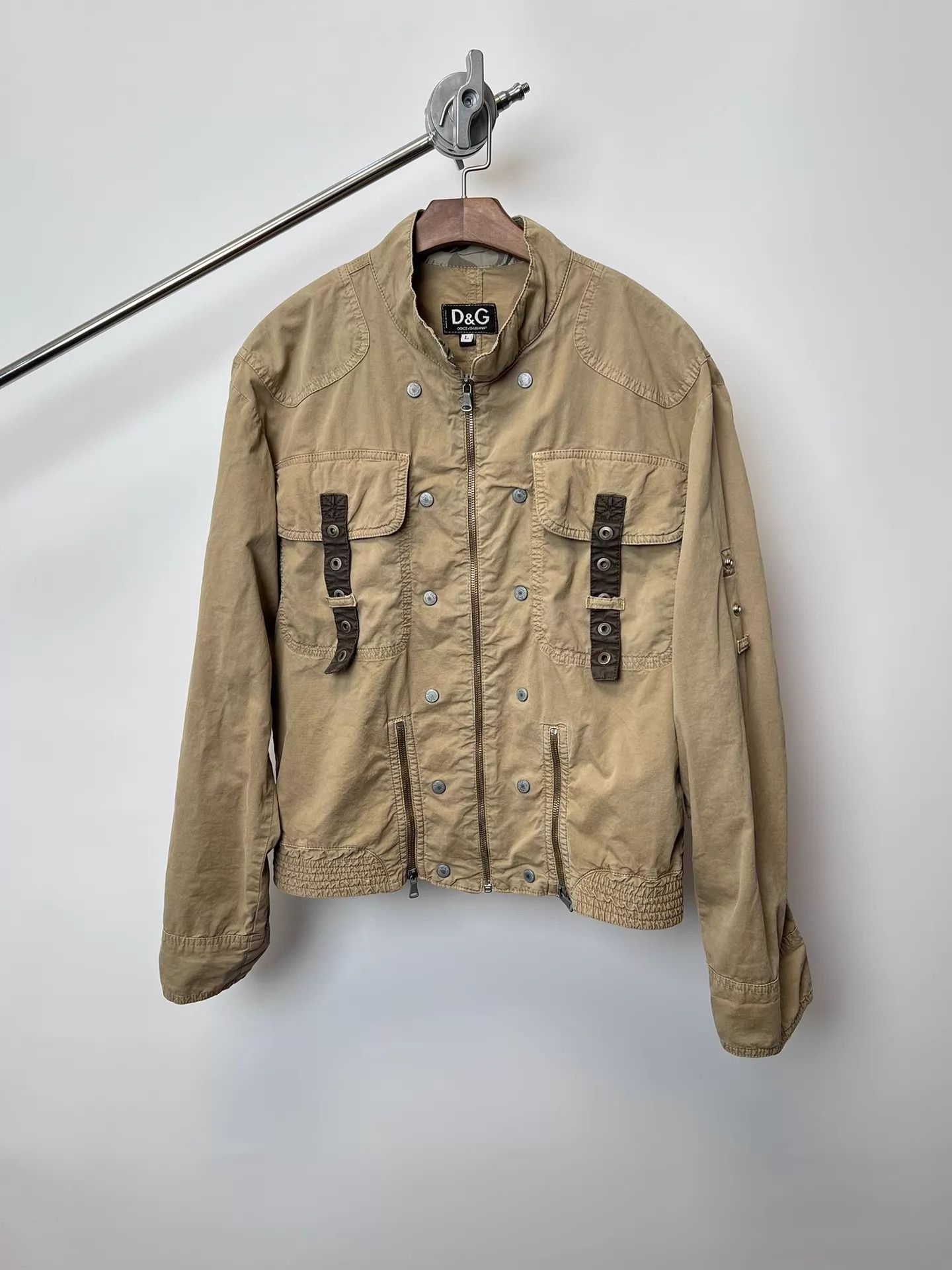 Dolce & Gabbana Dolce & Gabbana 3 zips heavy button jacket light Size US L / EU 52-54 / 3 - 1 Thumbnail