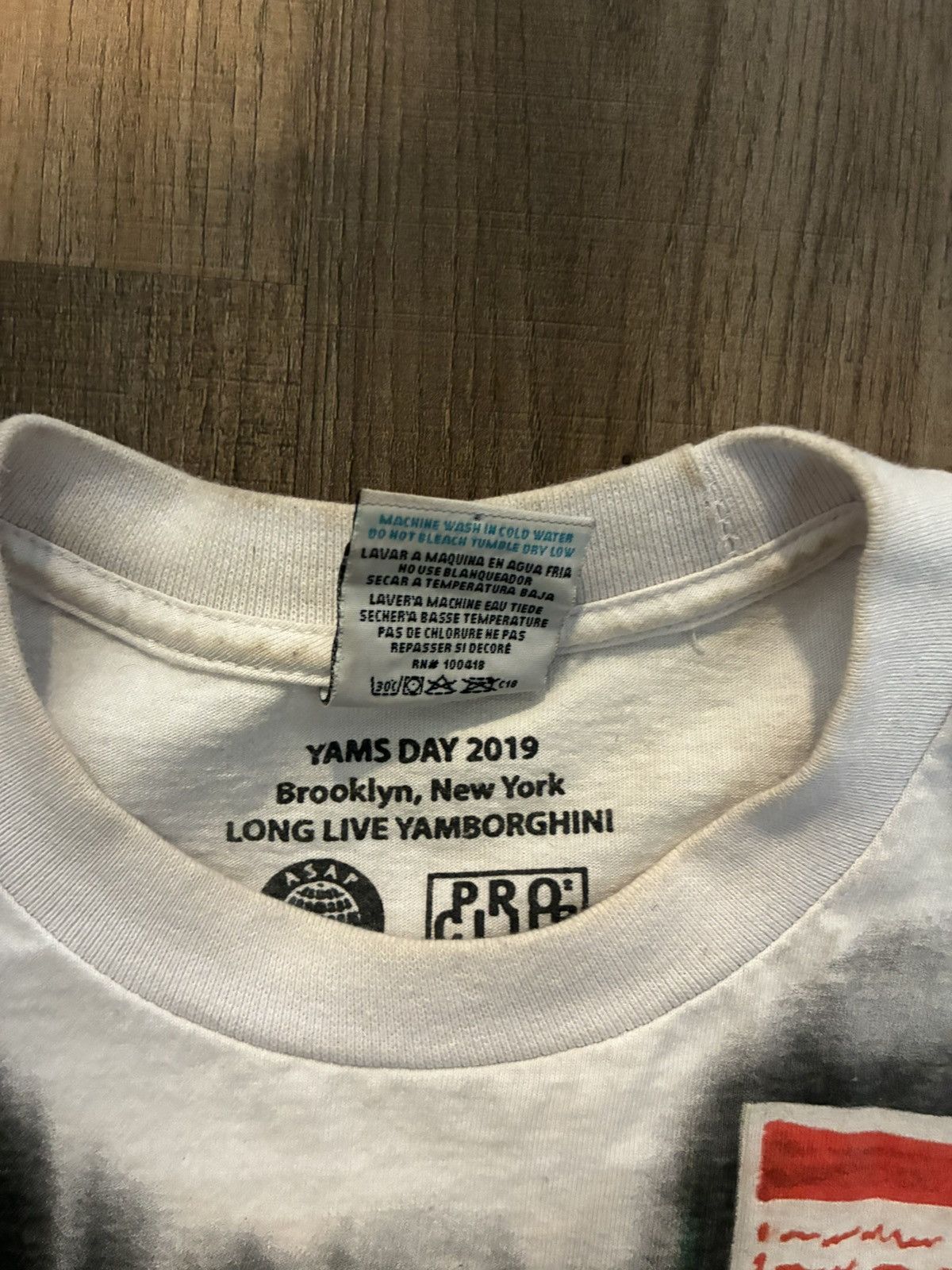 A$AP Rocky Asap rocky yams day 2019 tee Size US M / EU 48-50 / 2 - 4 Thumbnail